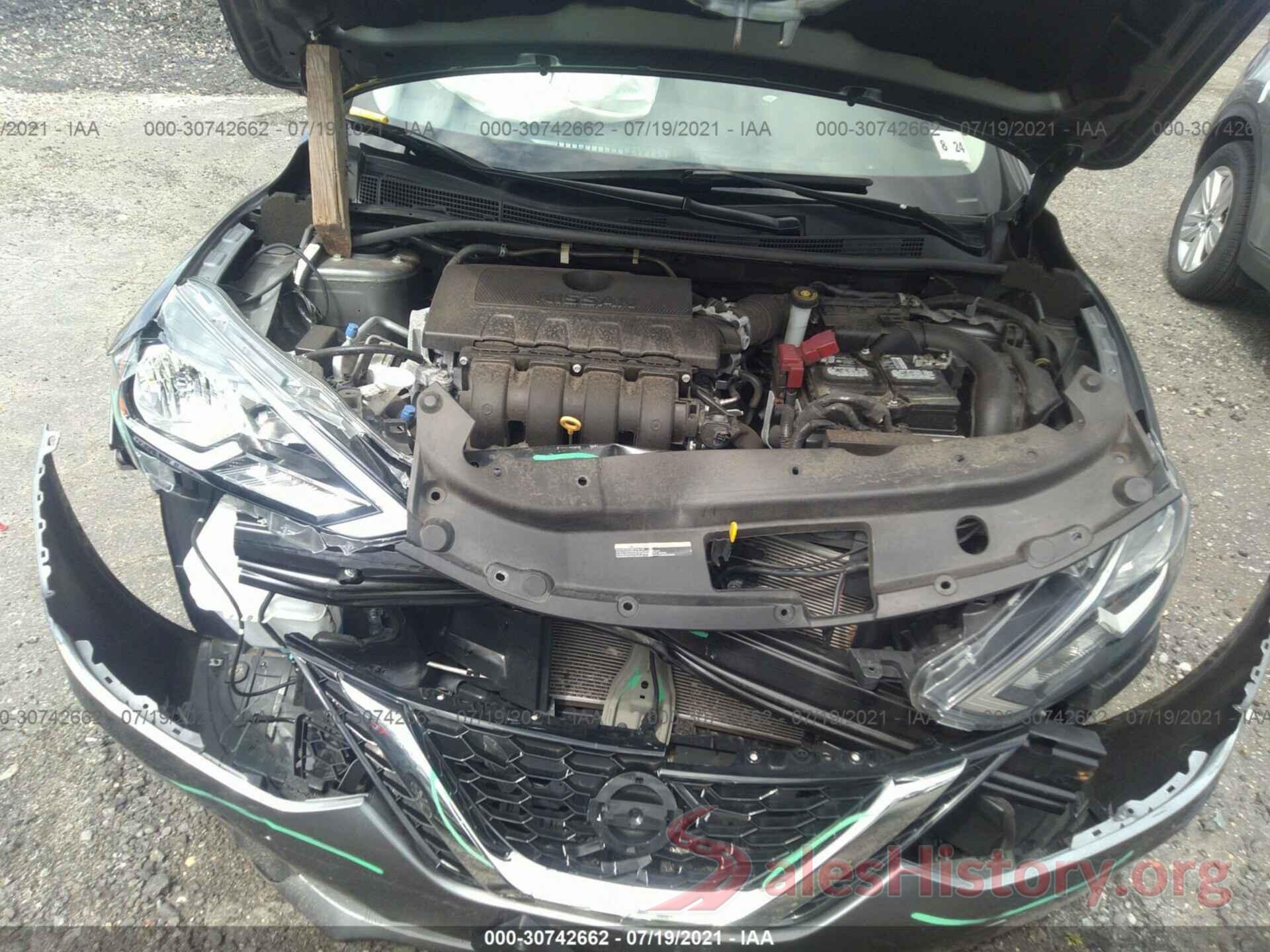 3N1AB7AP7KY374040 2019 NISSAN SENTRA