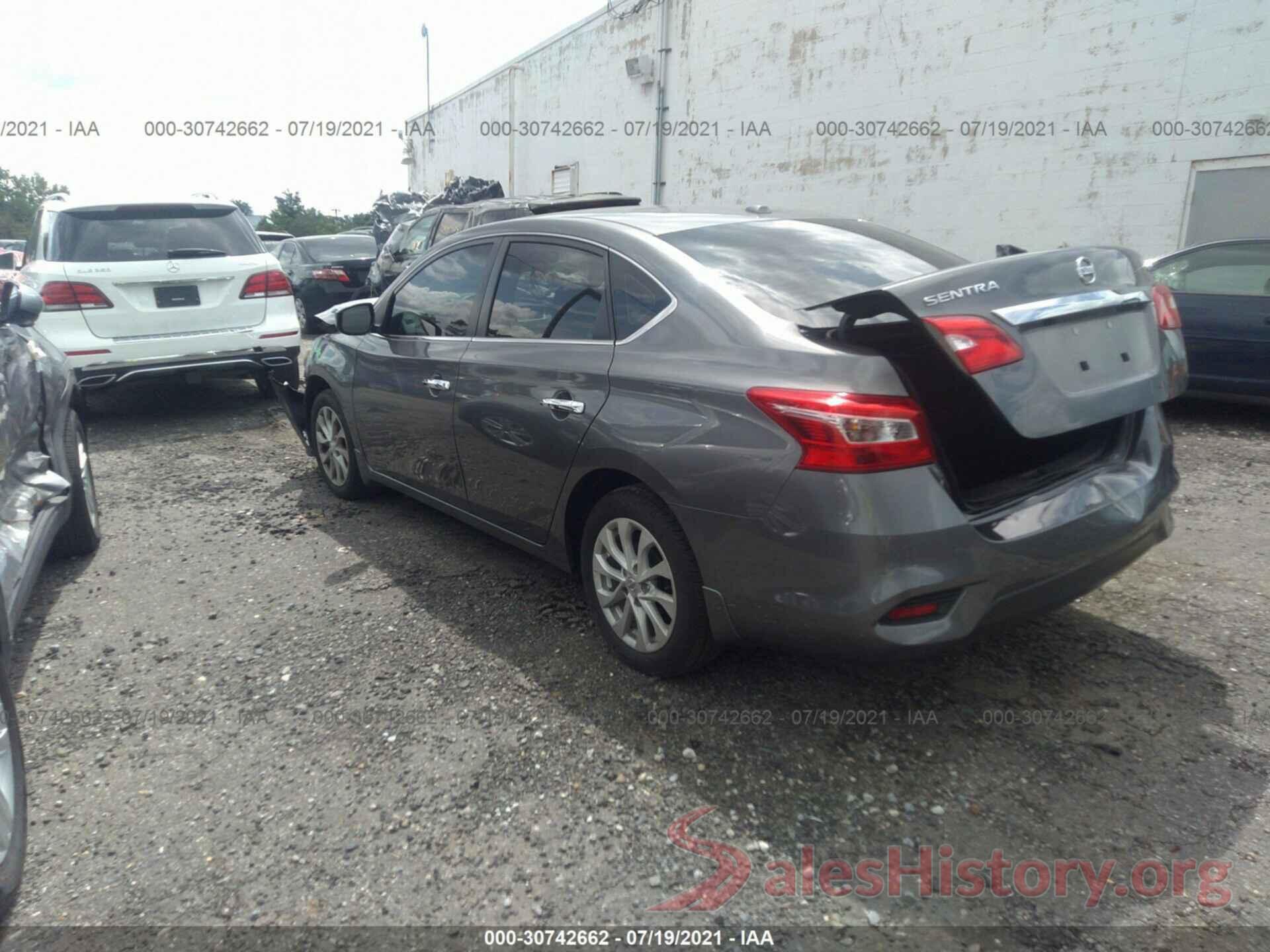 3N1AB7AP7KY374040 2019 NISSAN SENTRA