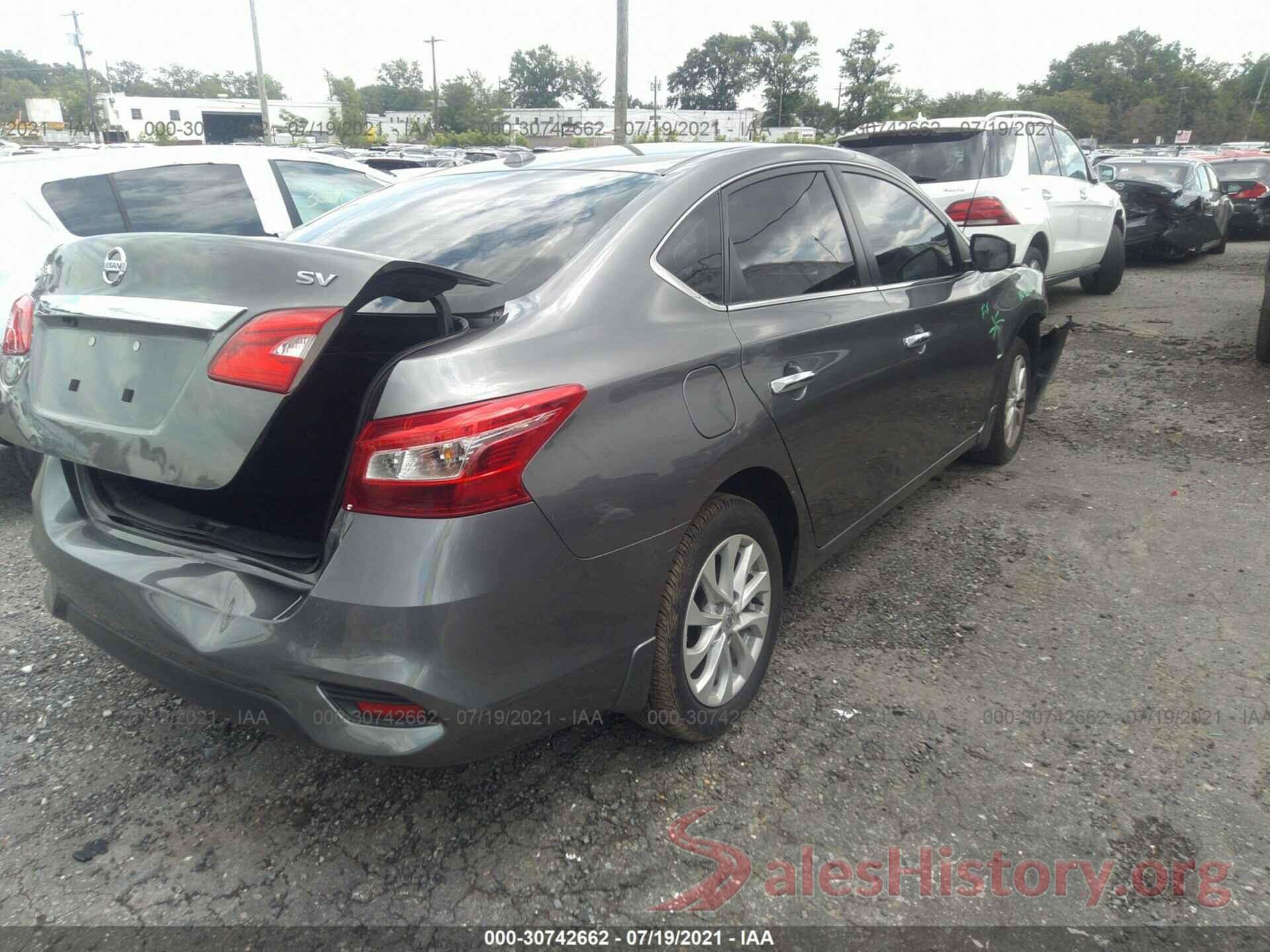 3N1AB7AP7KY374040 2019 NISSAN SENTRA