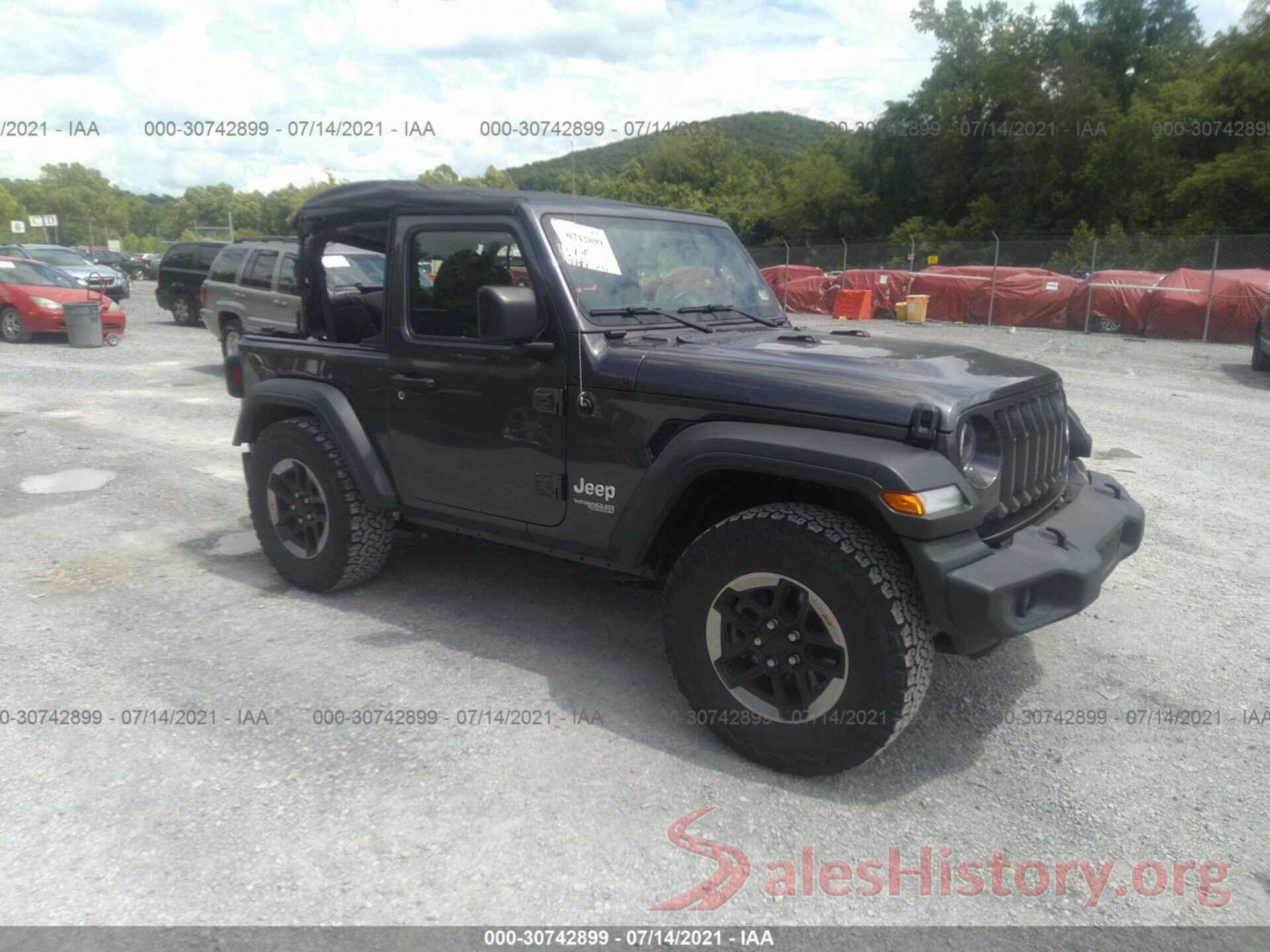 1C4GJXAG2KW611020 2019 JEEP WRANGLER