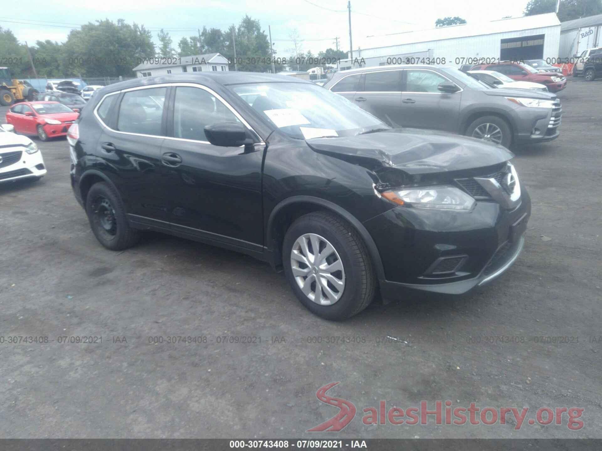 KNMAT2MV1GP596587 2016 NISSAN ROGUE