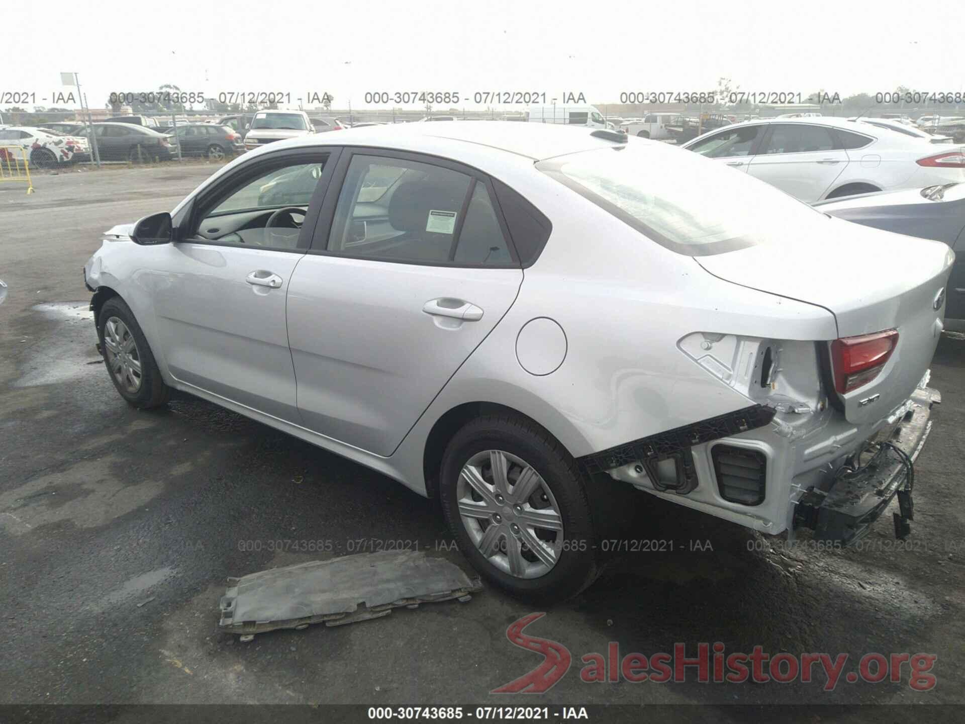 3KPA24AD3ME400395 2021 KIA RIO