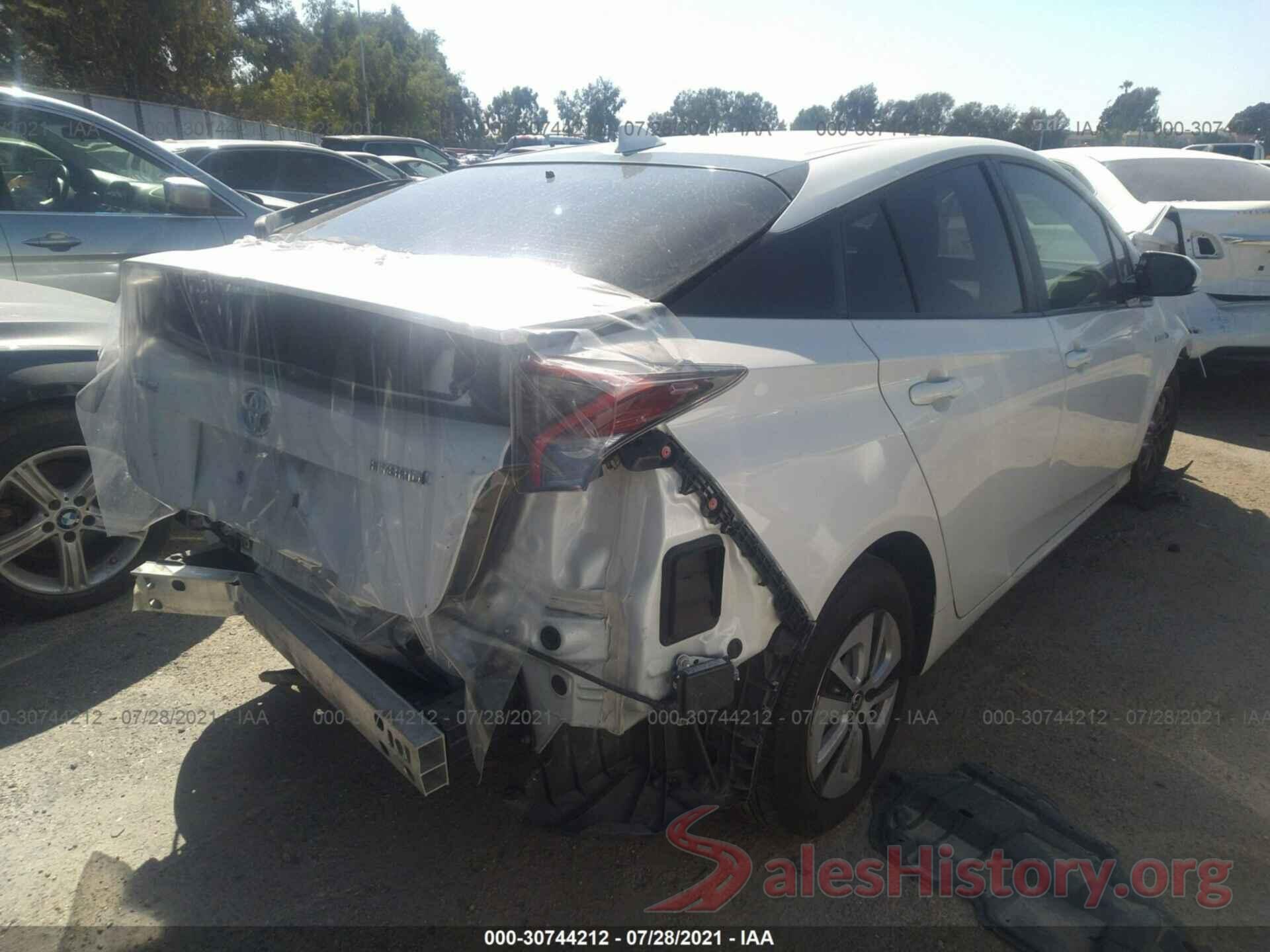 JTDKBRFU8J3586321 2018 TOYOTA PRIUS