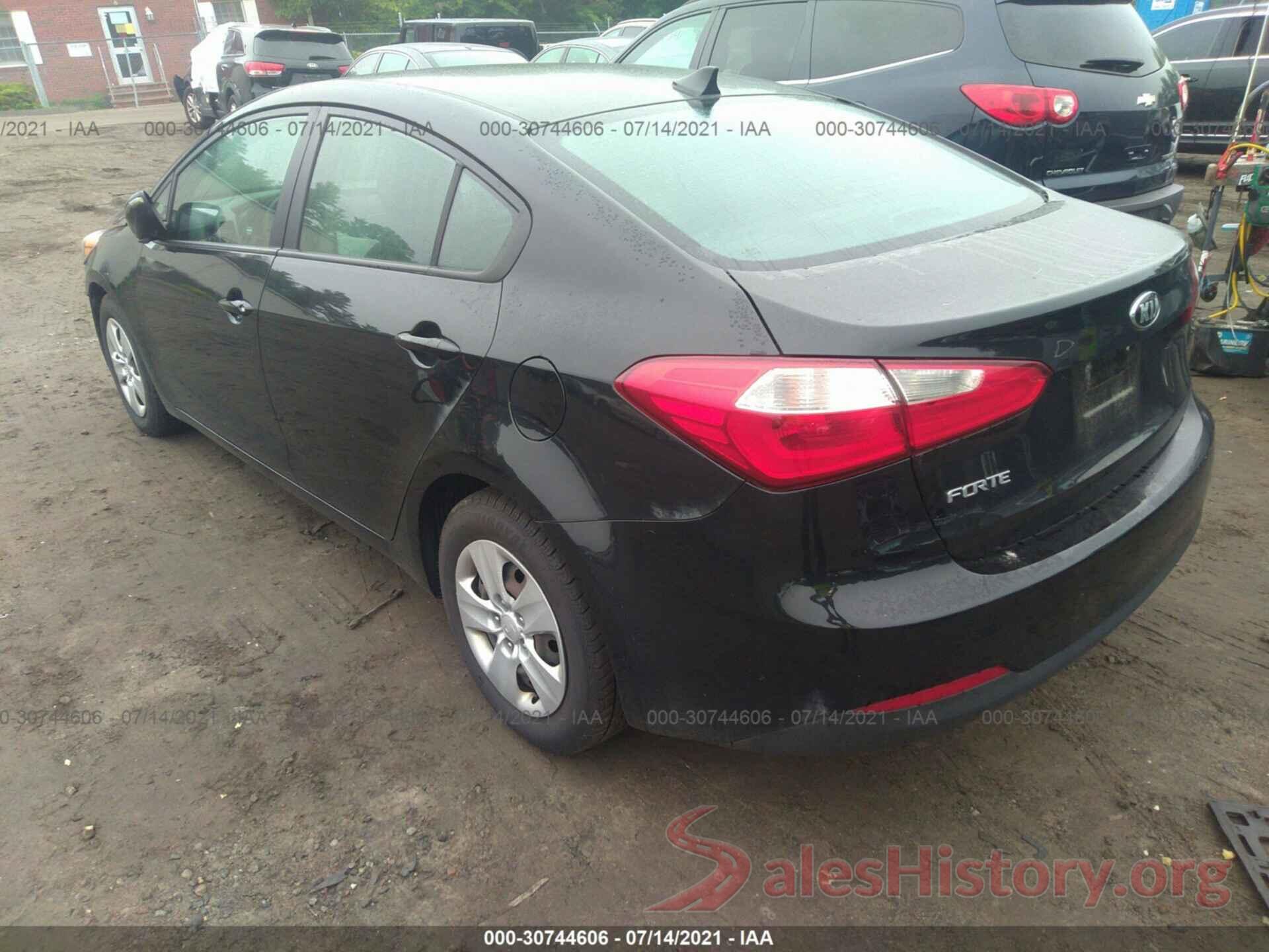 KNAFX4A61G5520962 2016 KIA FORTE