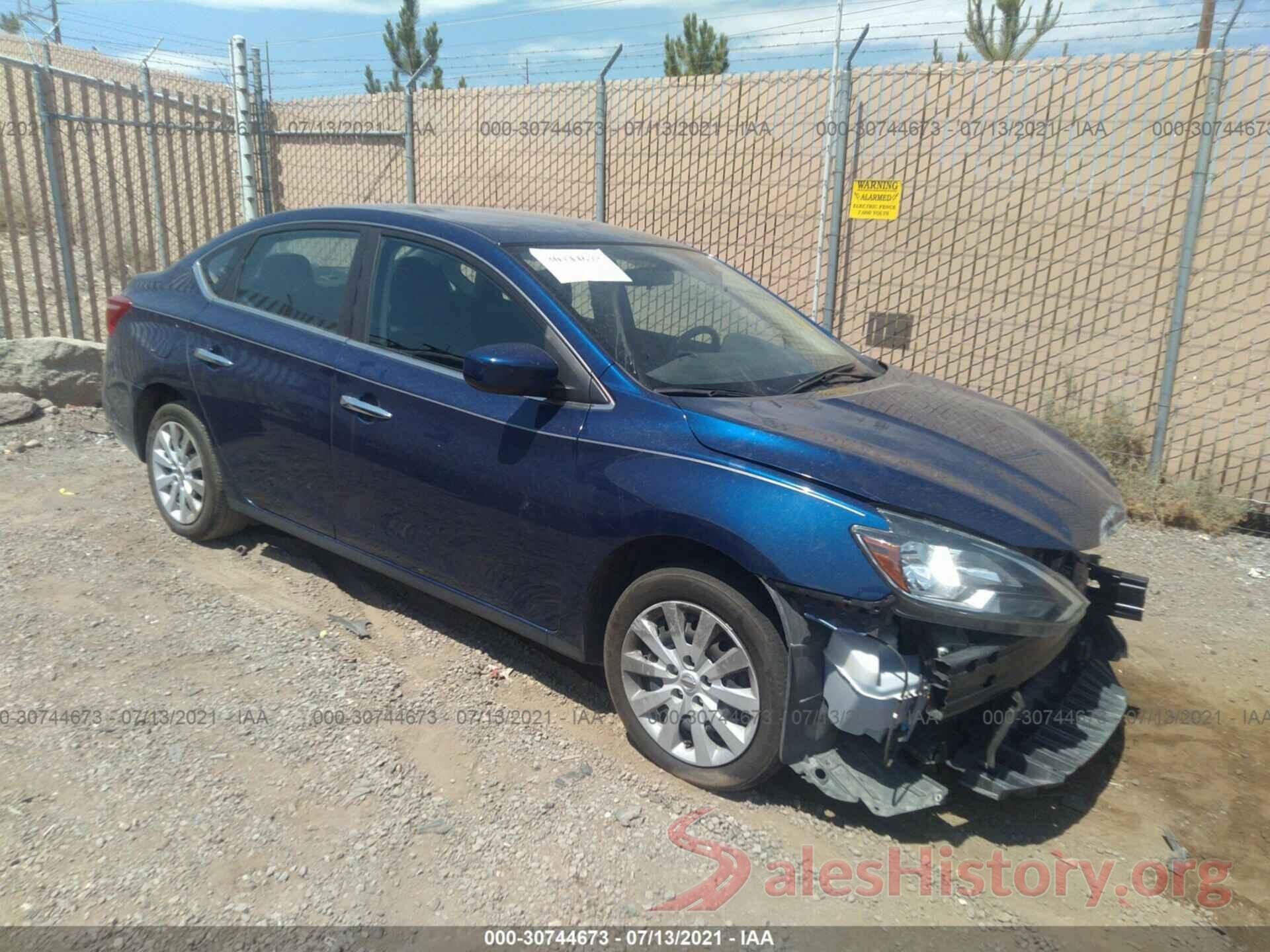 3N1AB7AP3KY228119 2019 NISSAN SENTRA