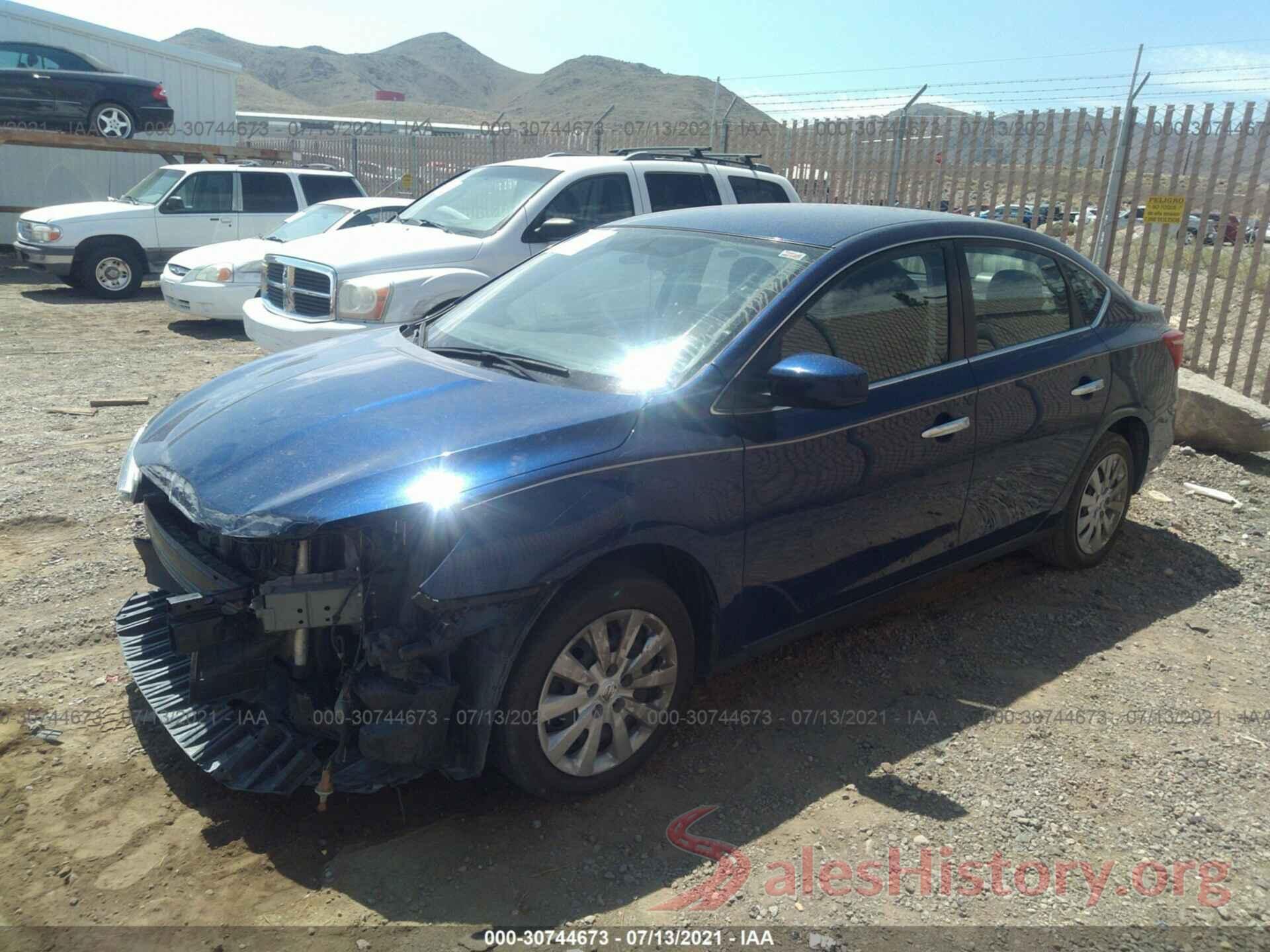 3N1AB7AP3KY228119 2019 NISSAN SENTRA