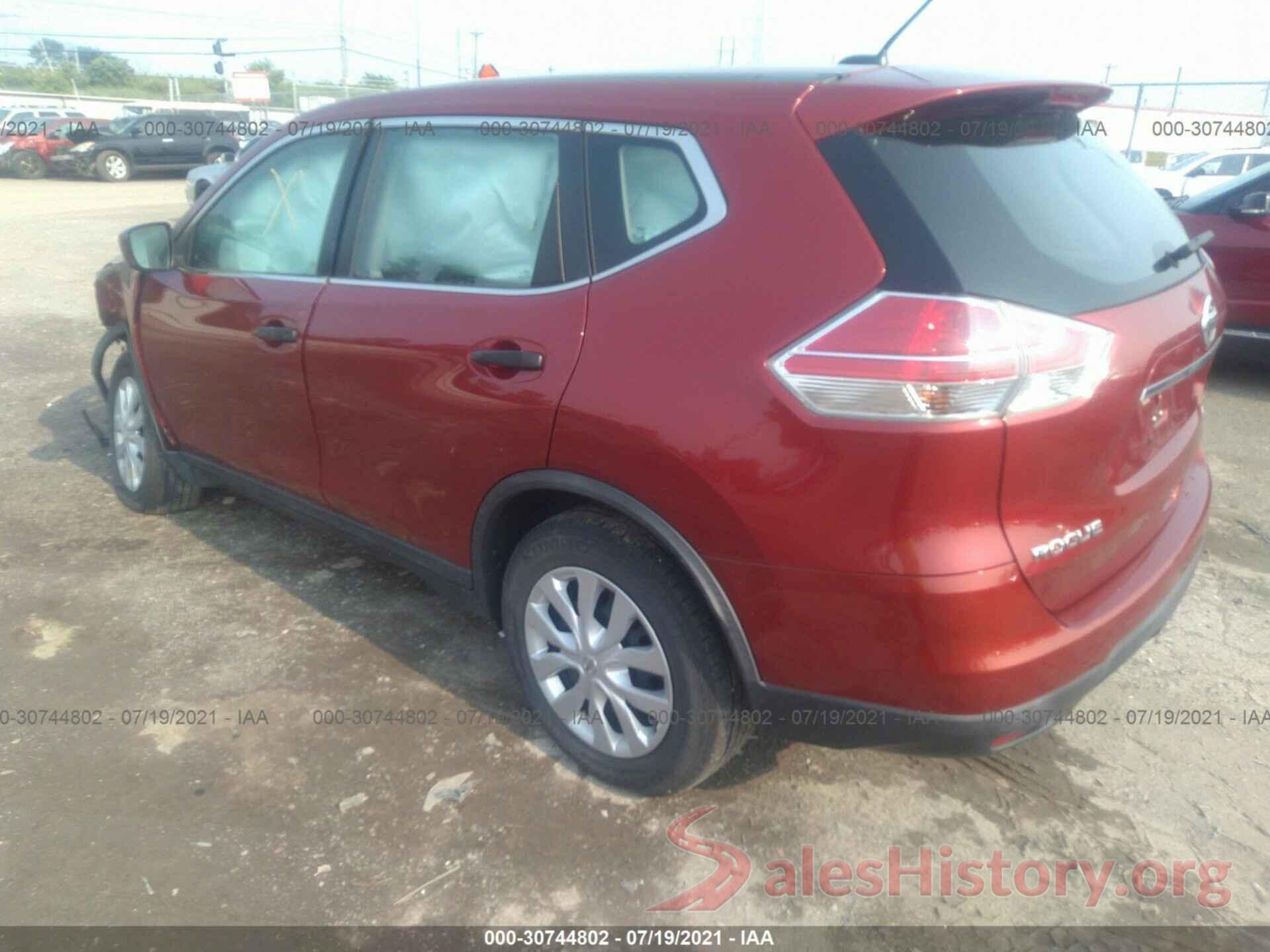 KNMAT2MVXGP696980 2016 NISSAN ROGUE