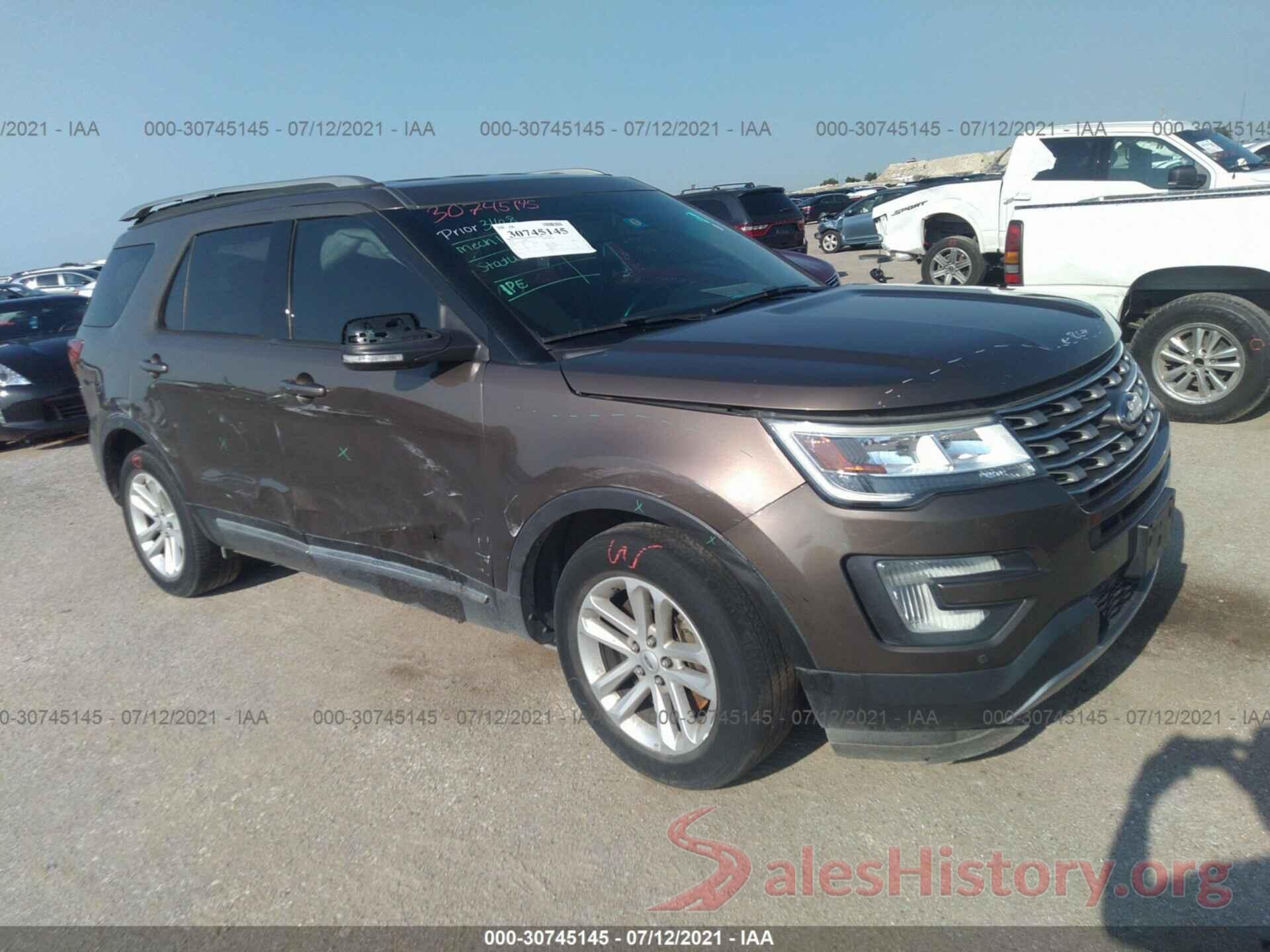 1FM5K7DH8GGD35819 2016 FORD EXPLORER