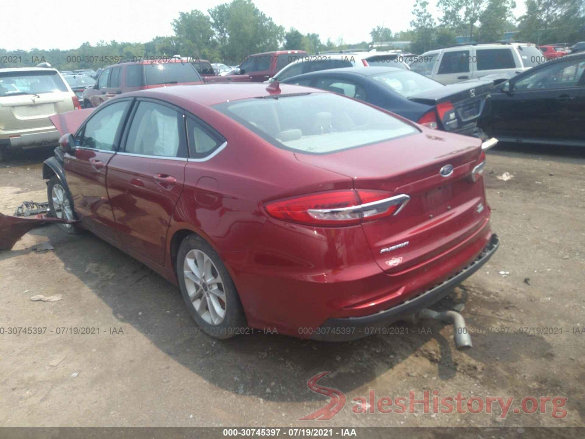 3FA6P0HD9KR165499 2019 FORD FUSION