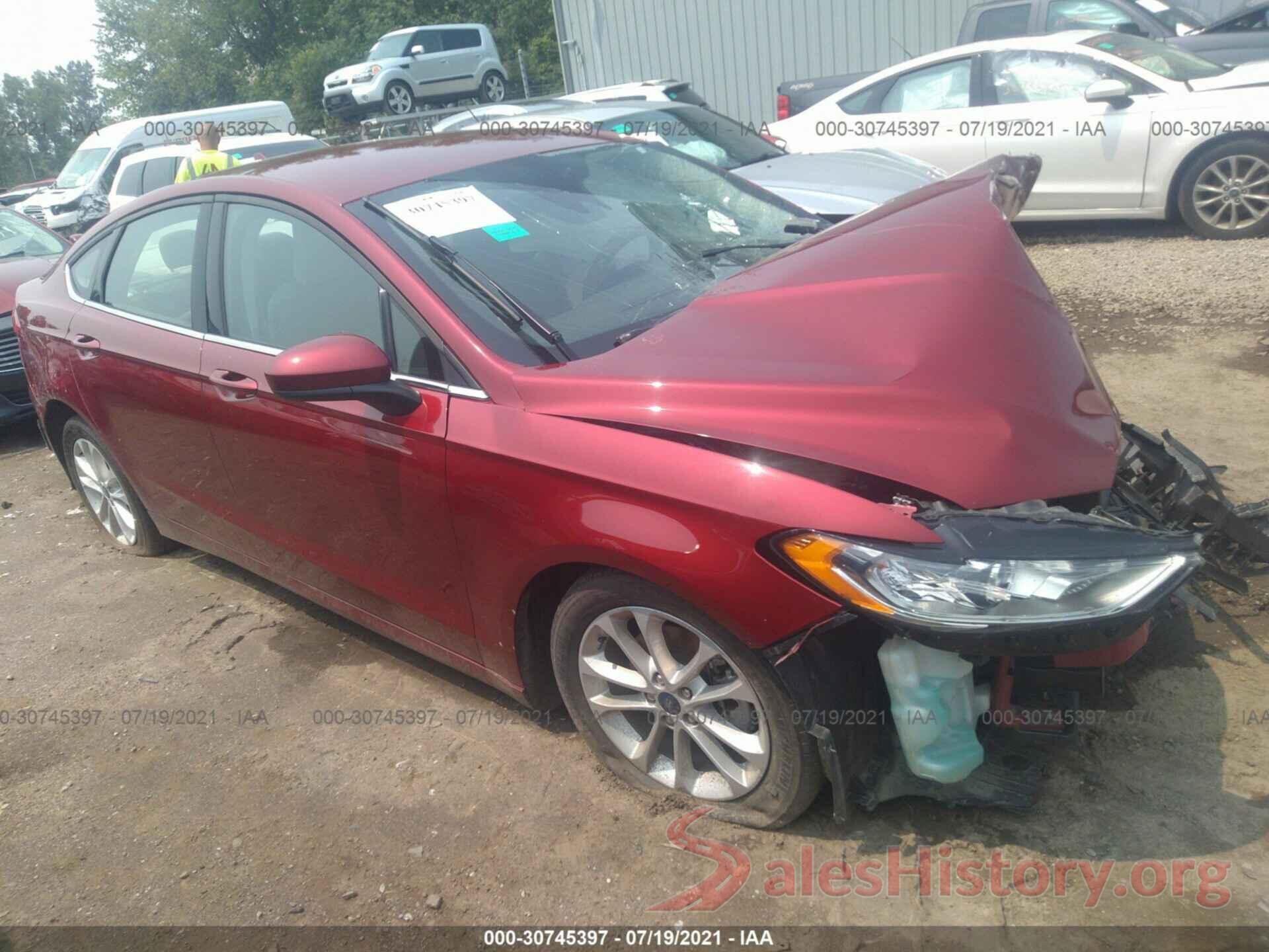 3FA6P0HD9KR165499 2019 FORD FUSION