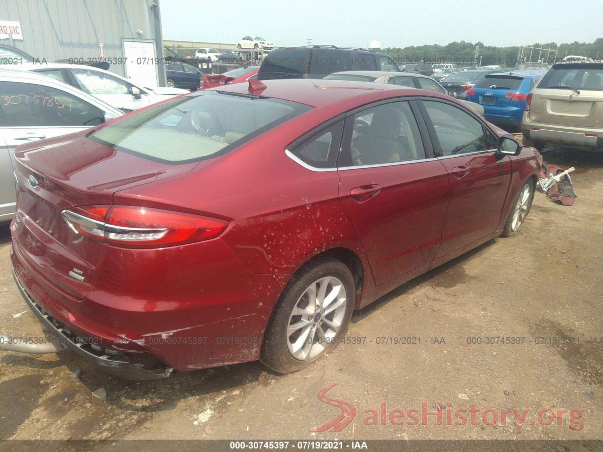 3FA6P0HD9KR165499 2019 FORD FUSION