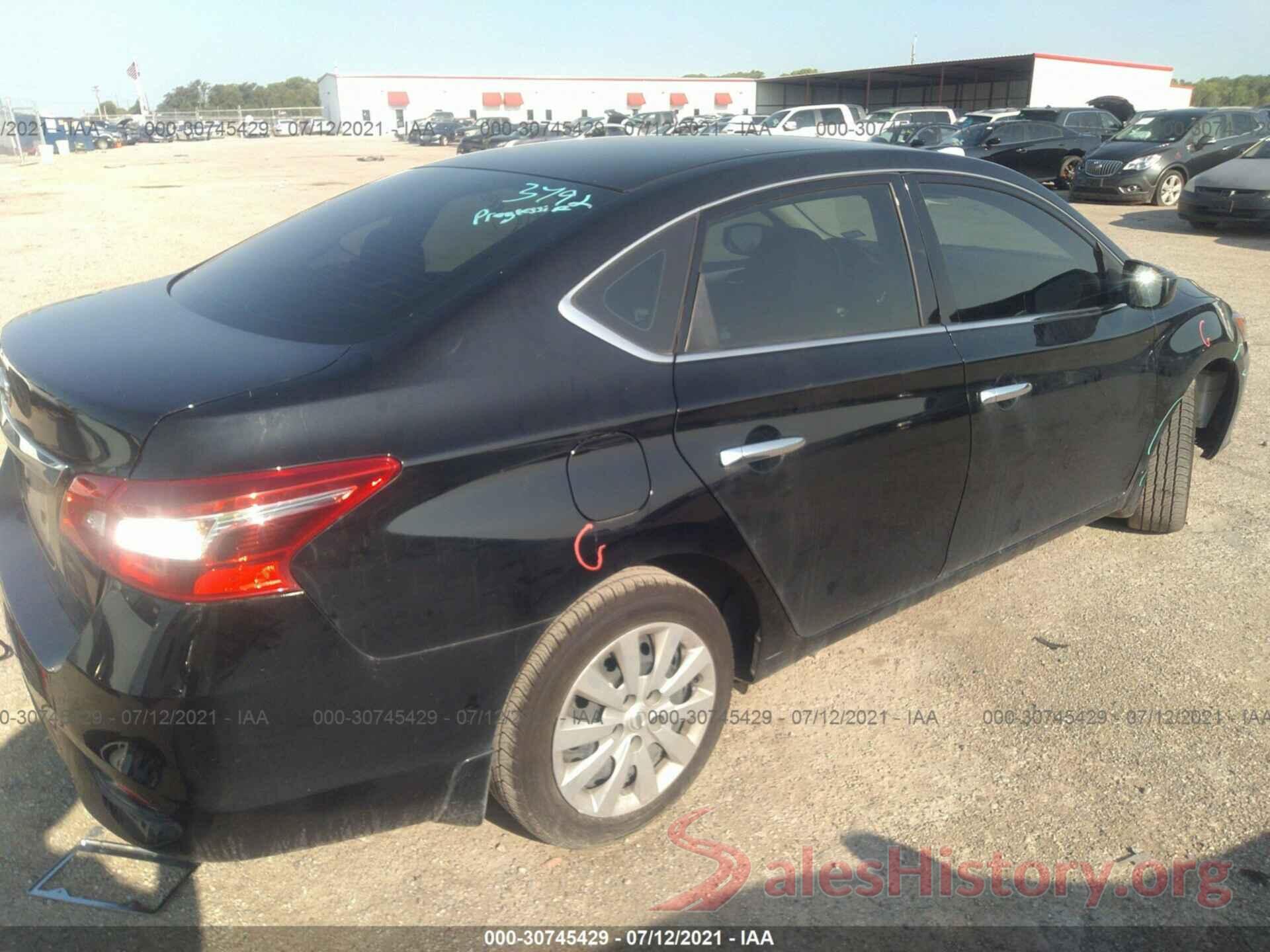 3N1AB7AP8KY266221 2019 NISSAN SENTRA