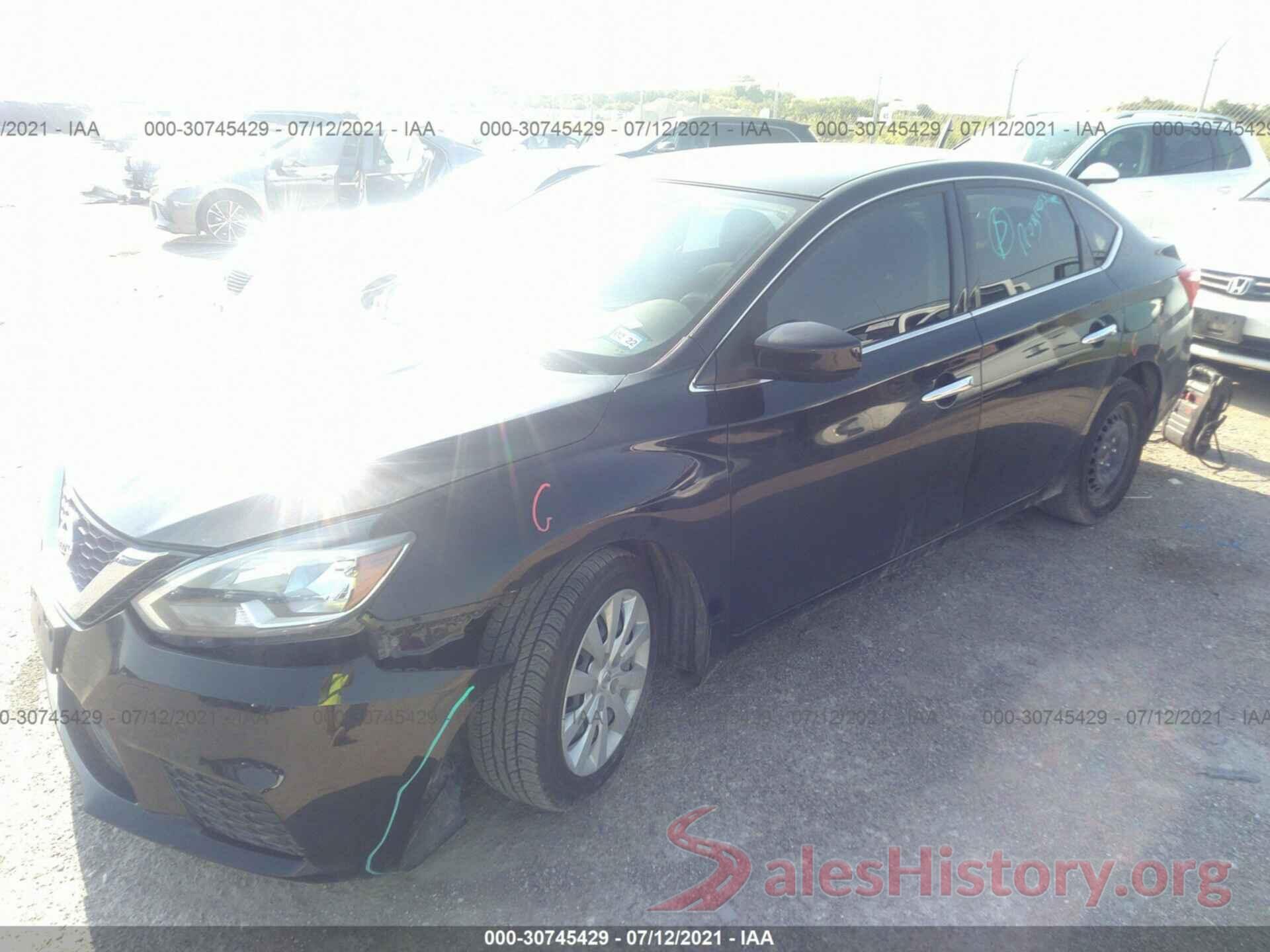 3N1AB7AP8KY266221 2019 NISSAN SENTRA