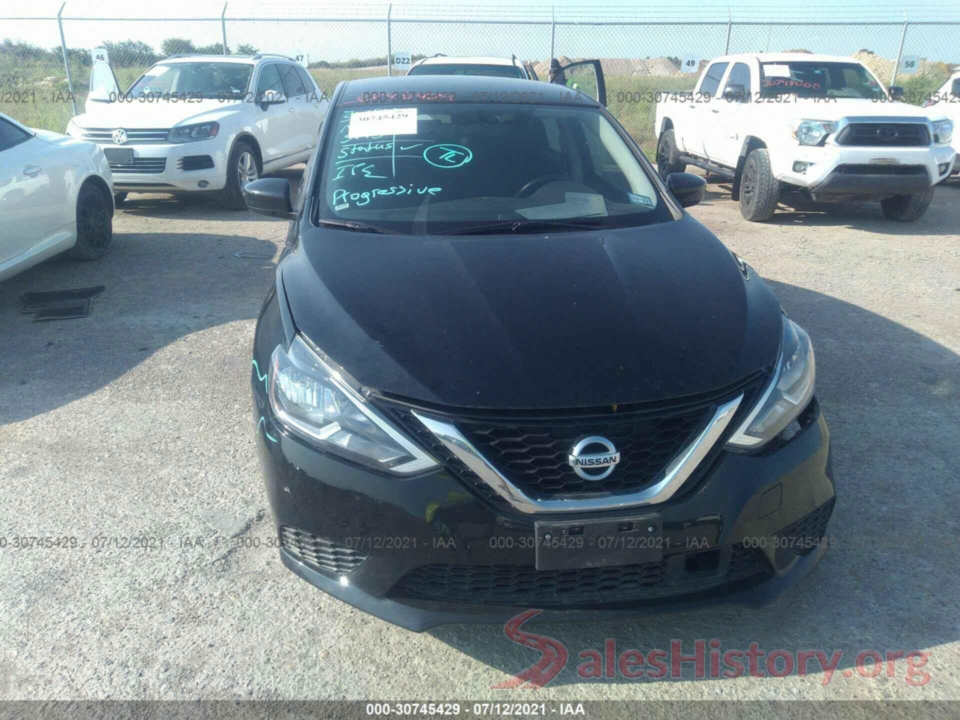 3N1AB7AP8KY266221 2019 NISSAN SENTRA