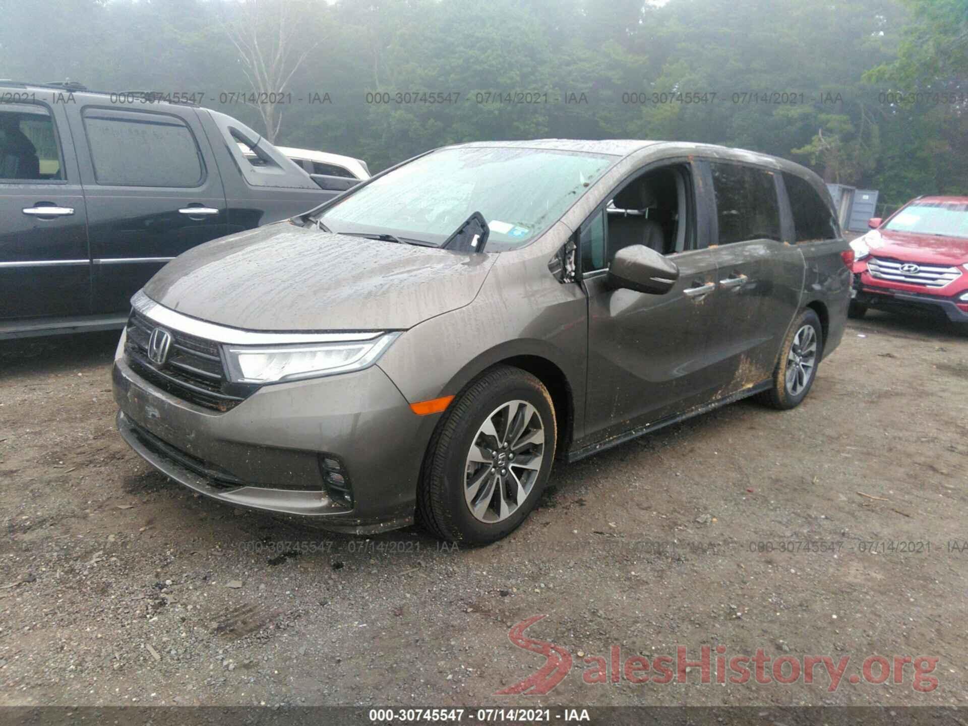 5FNRL6H75MB020416 2021 HONDA ODYSSEY