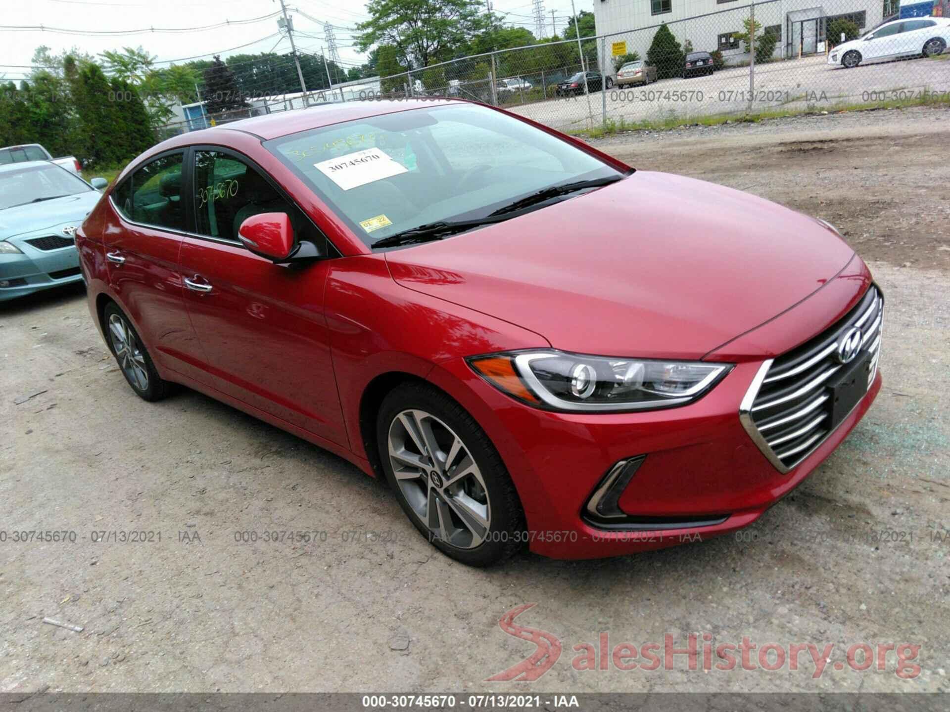 KMHD84LF0HU267477 2017 HYUNDAI ELANTRA