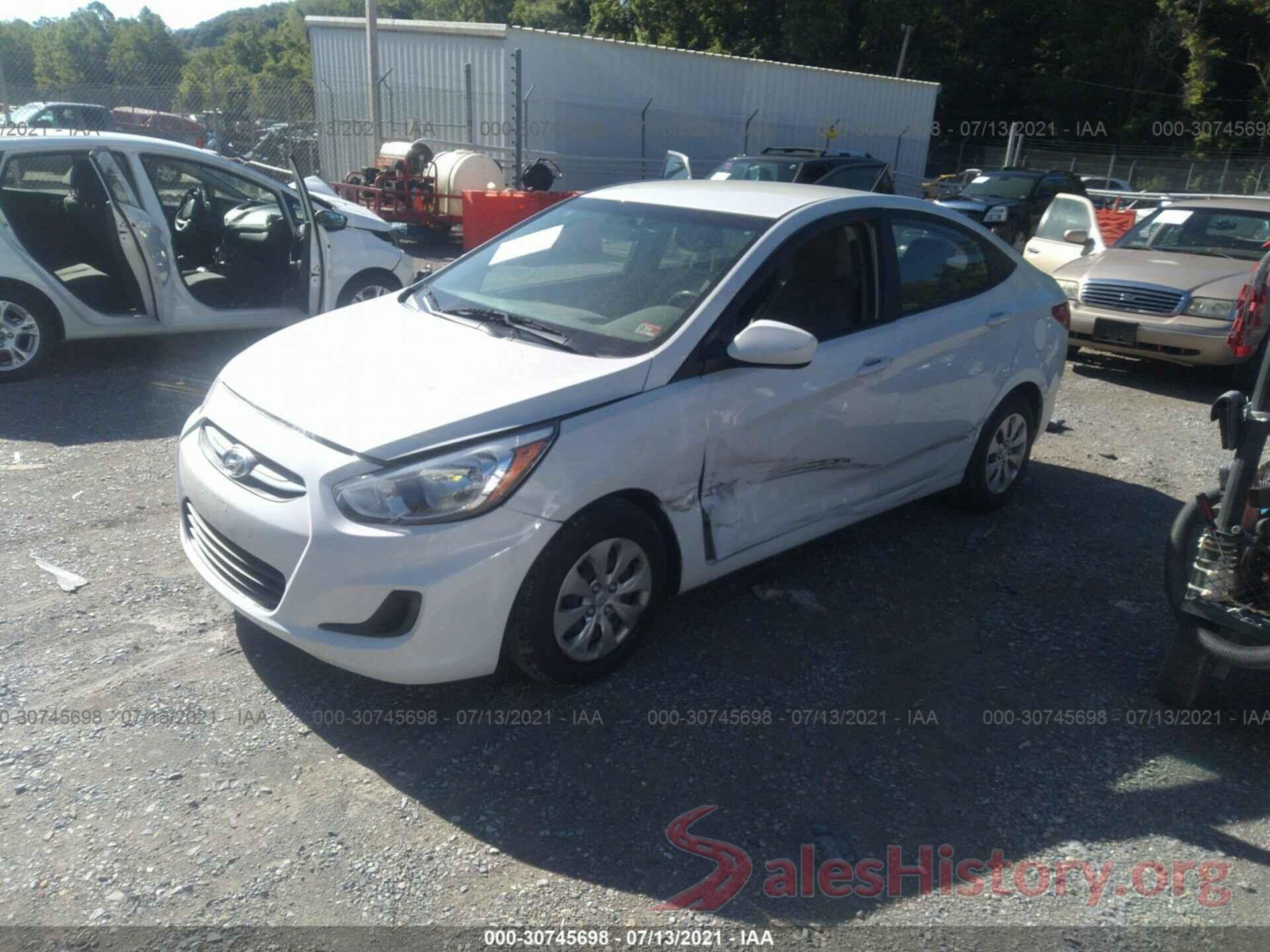 KMHCT4AE9HU390635 2017 HYUNDAI ACCENT