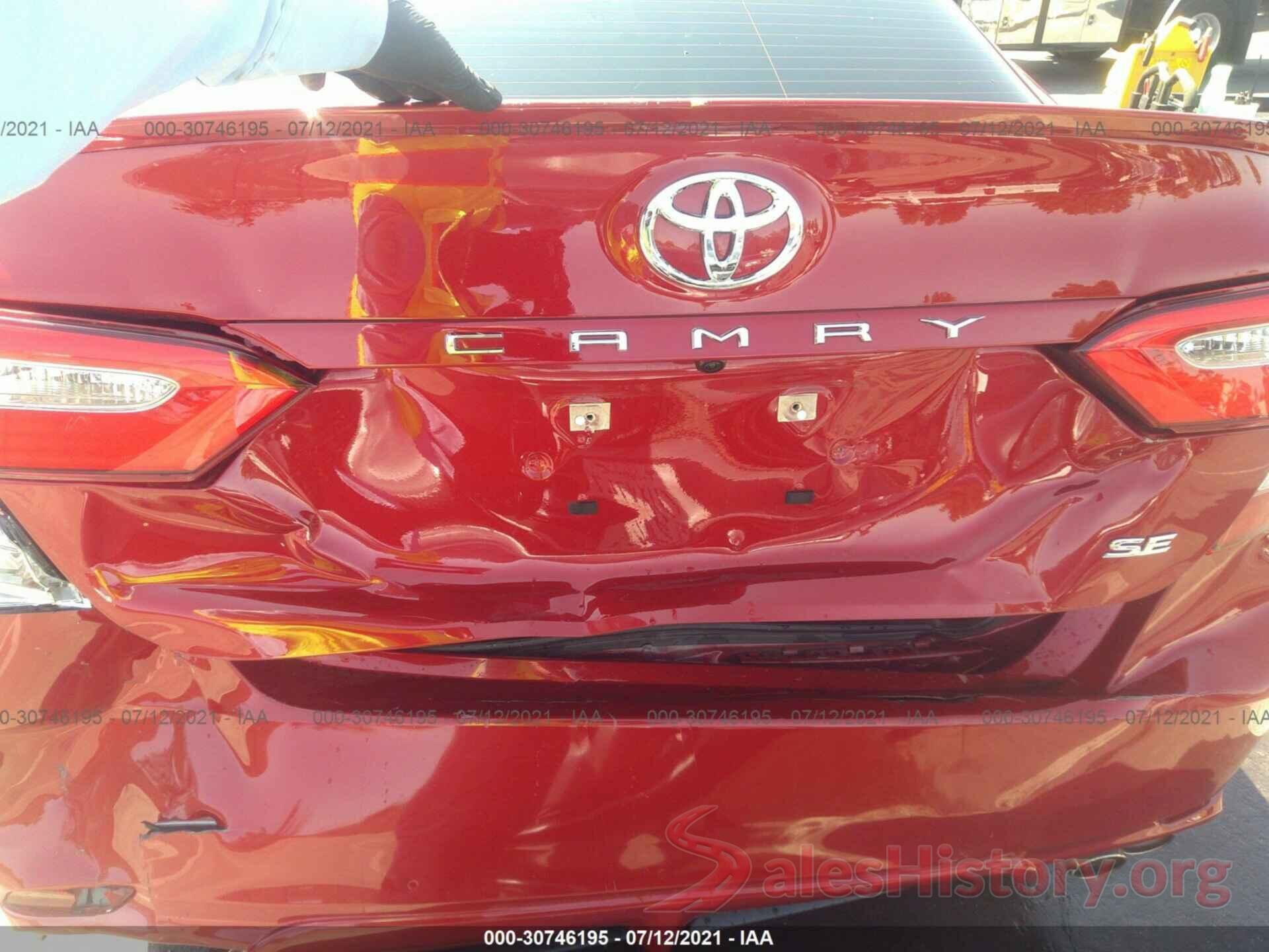 4T1B11HK7KU183955 2019 TOYOTA CAMRY