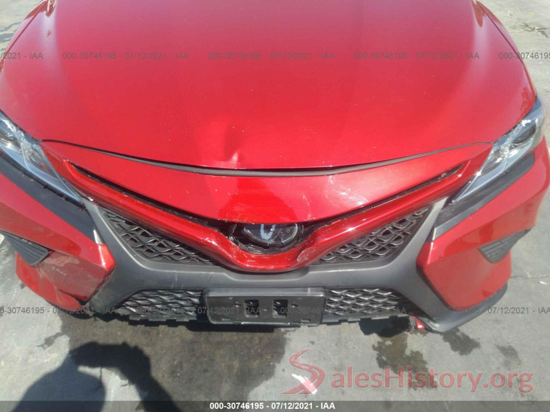 4T1B11HK7KU183955 2019 TOYOTA CAMRY