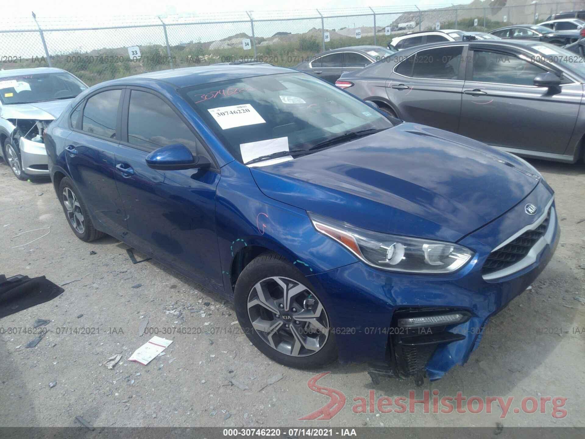 3KPF24AD7ME302766 2021 KIA FORTE