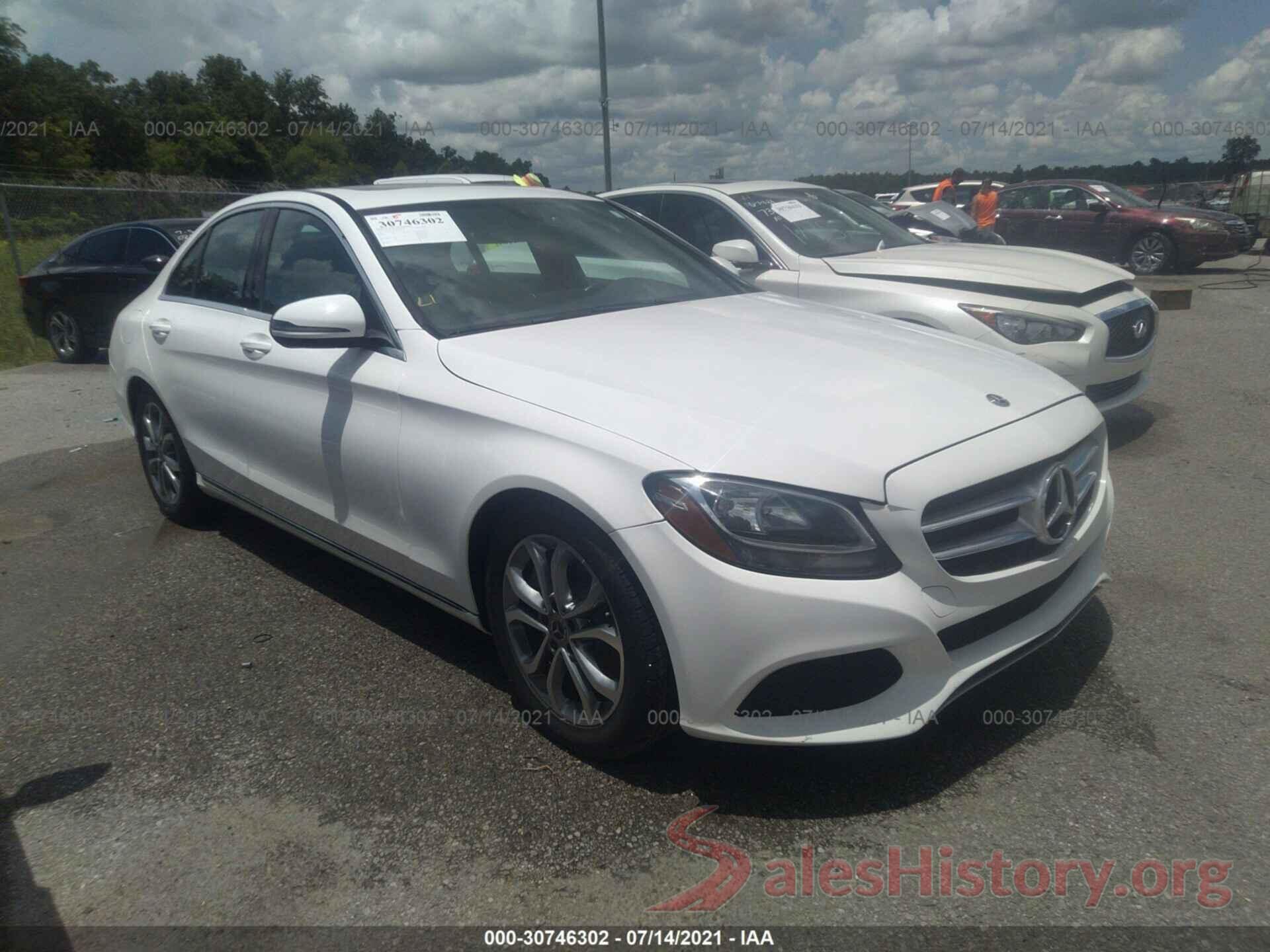 55SWF4JB3JU255159 2018 MERCEDES-BENZ C-CLASS