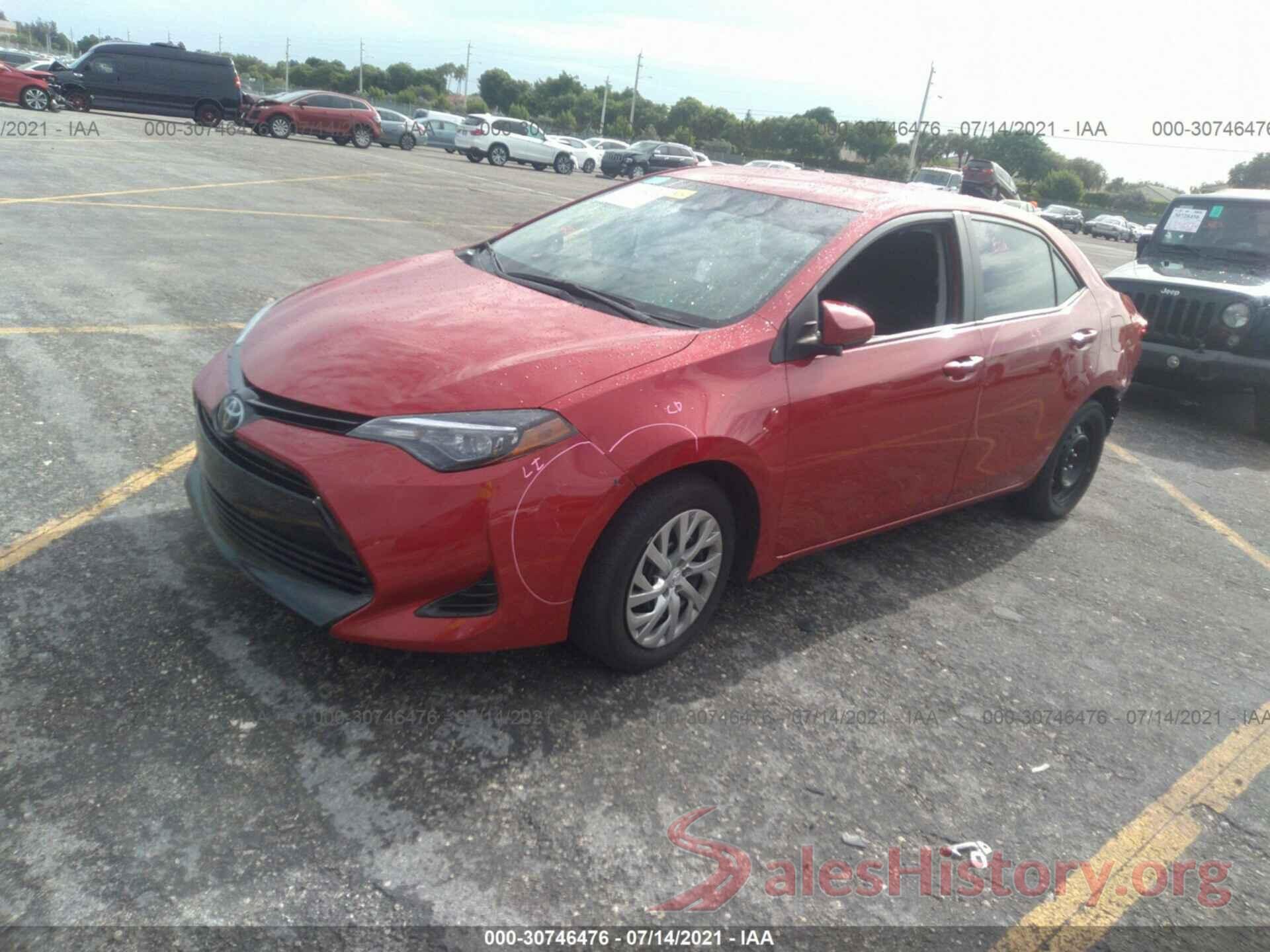 2T1BURHE9KC204239 2019 TOYOTA COROLLA