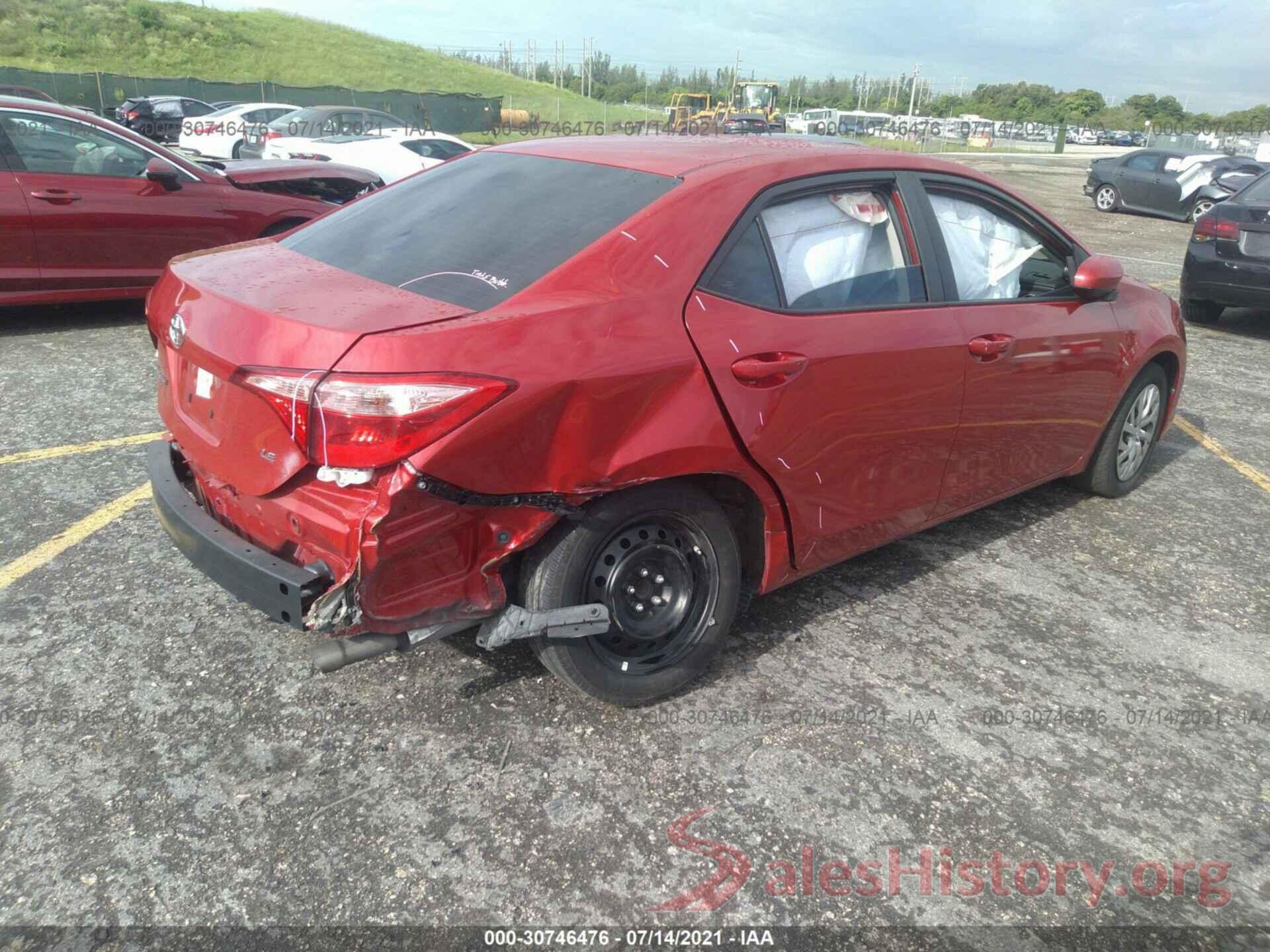 2T1BURHE9KC204239 2019 TOYOTA COROLLA