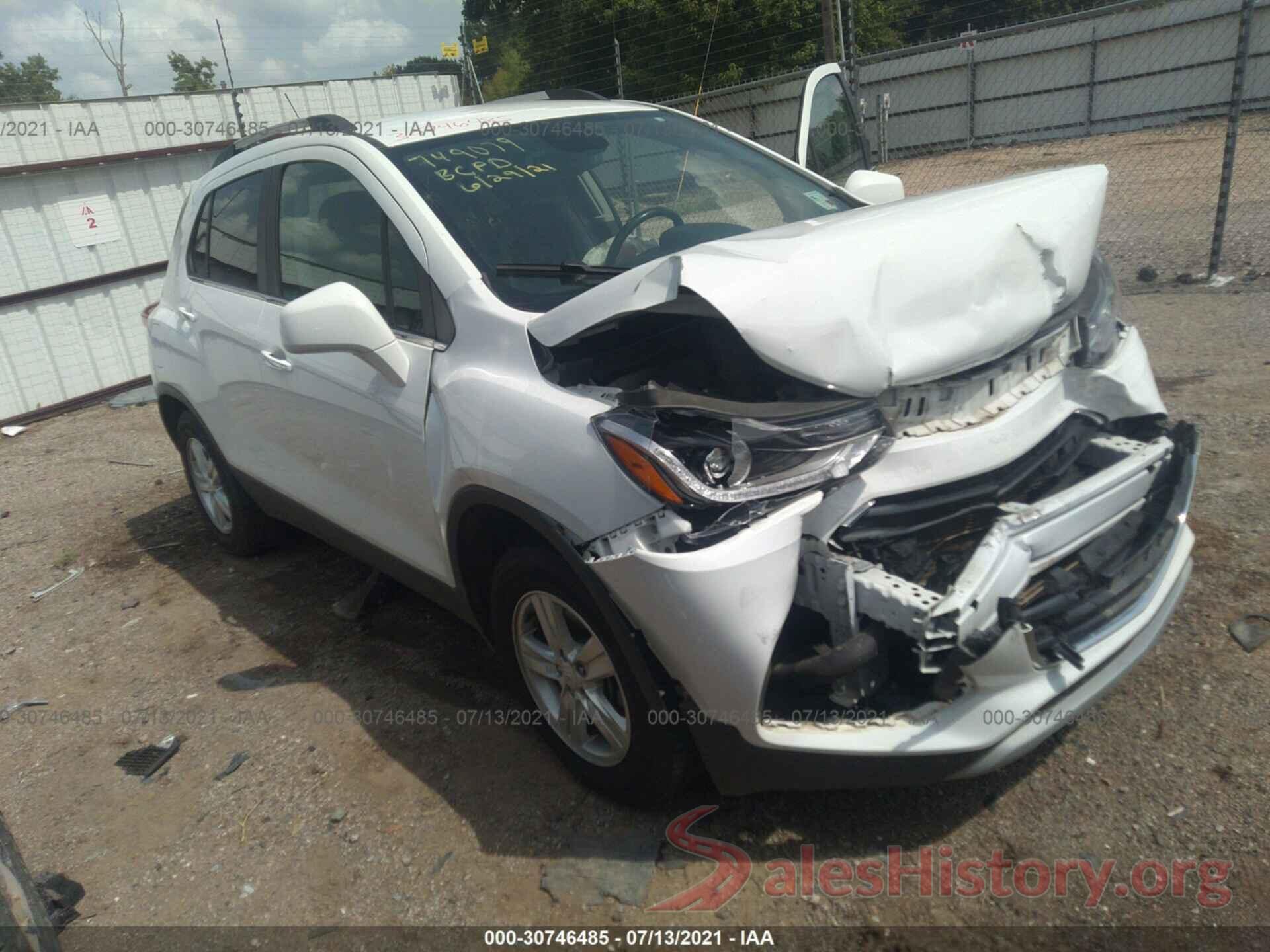 KL7CJLSB3KB749079 2019 CHEVROLET TRAX