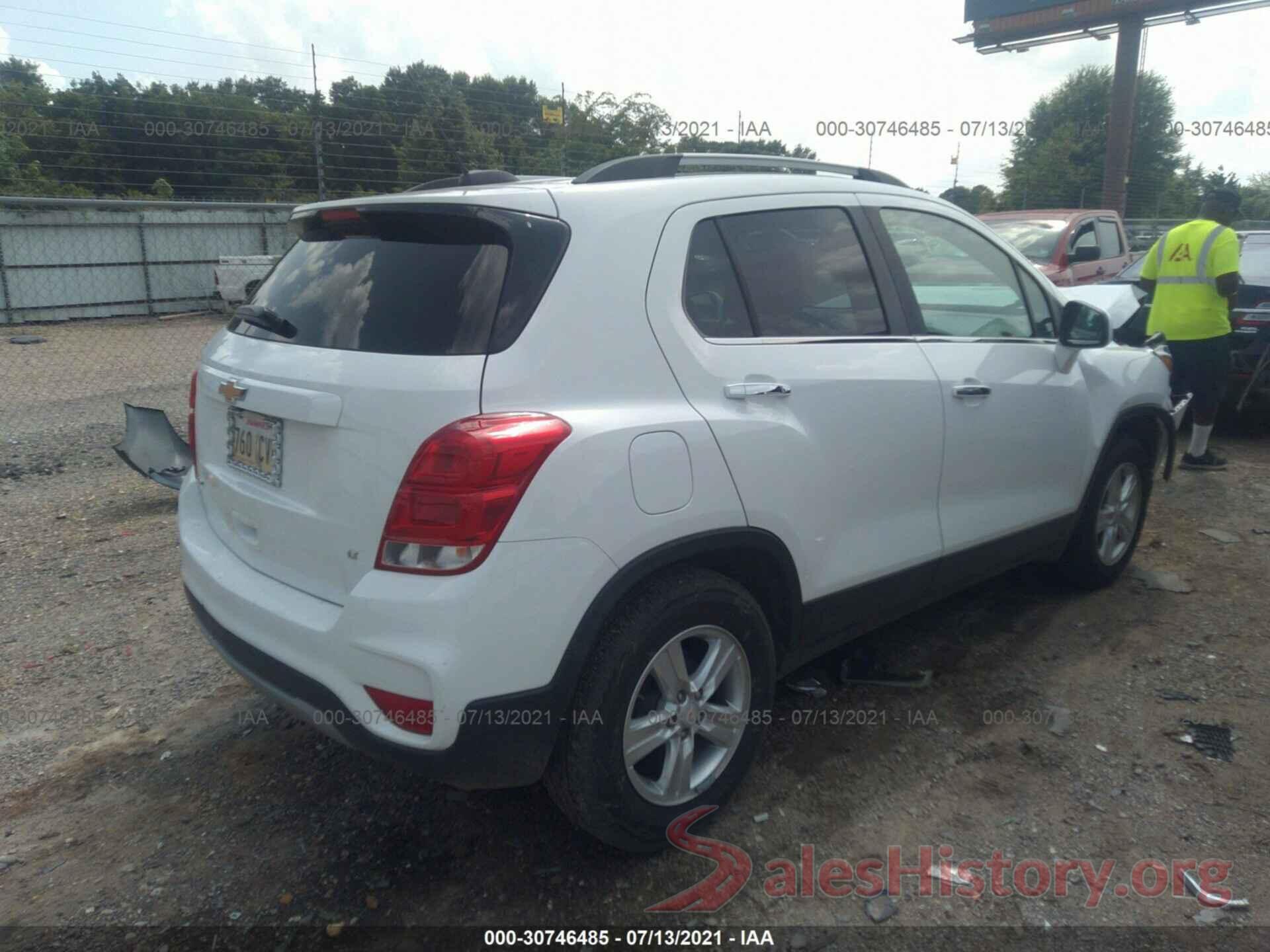 KL7CJLSB3KB749079 2019 CHEVROLET TRAX