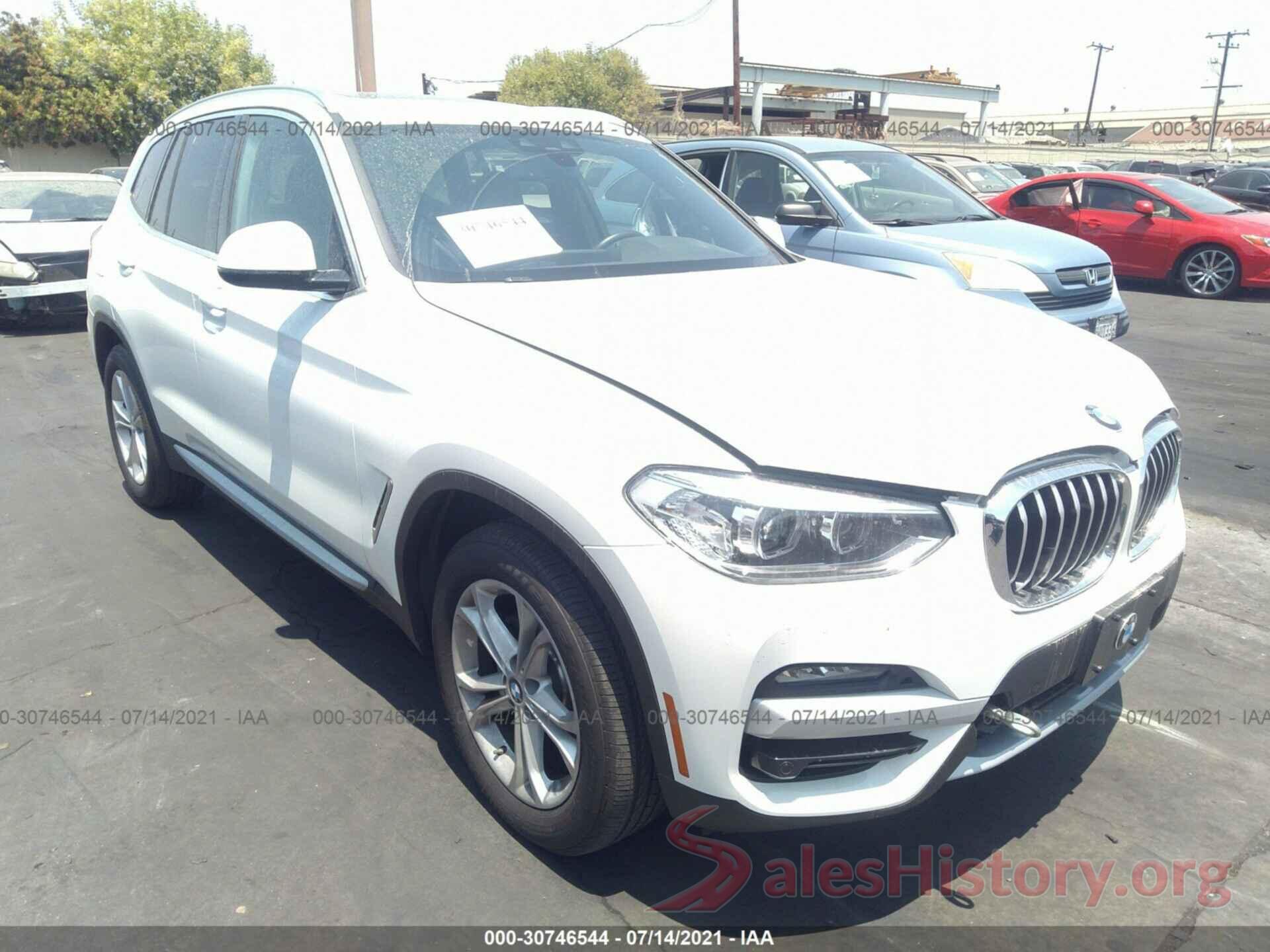 5UXTY3C01L9B53121 2020 BMW X3