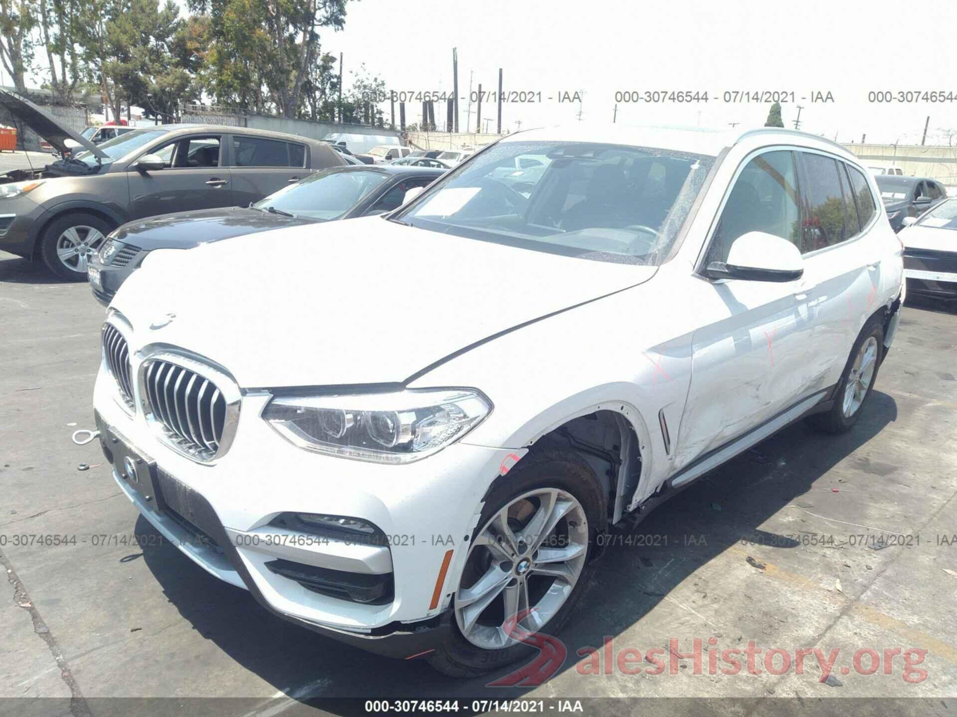 5UXTY3C01L9B53121 2020 BMW X3