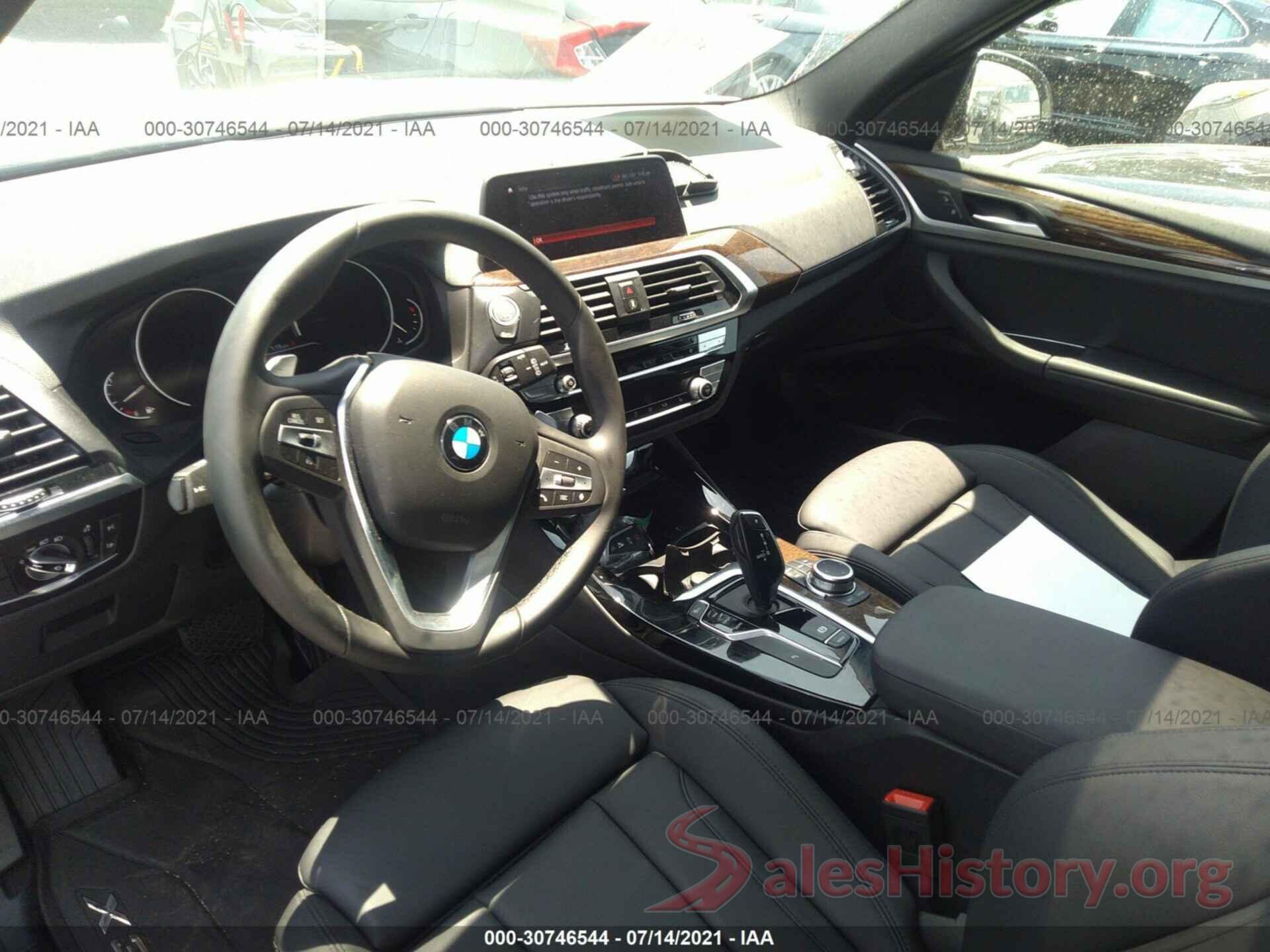 5UXTY3C01L9B53121 2020 BMW X3