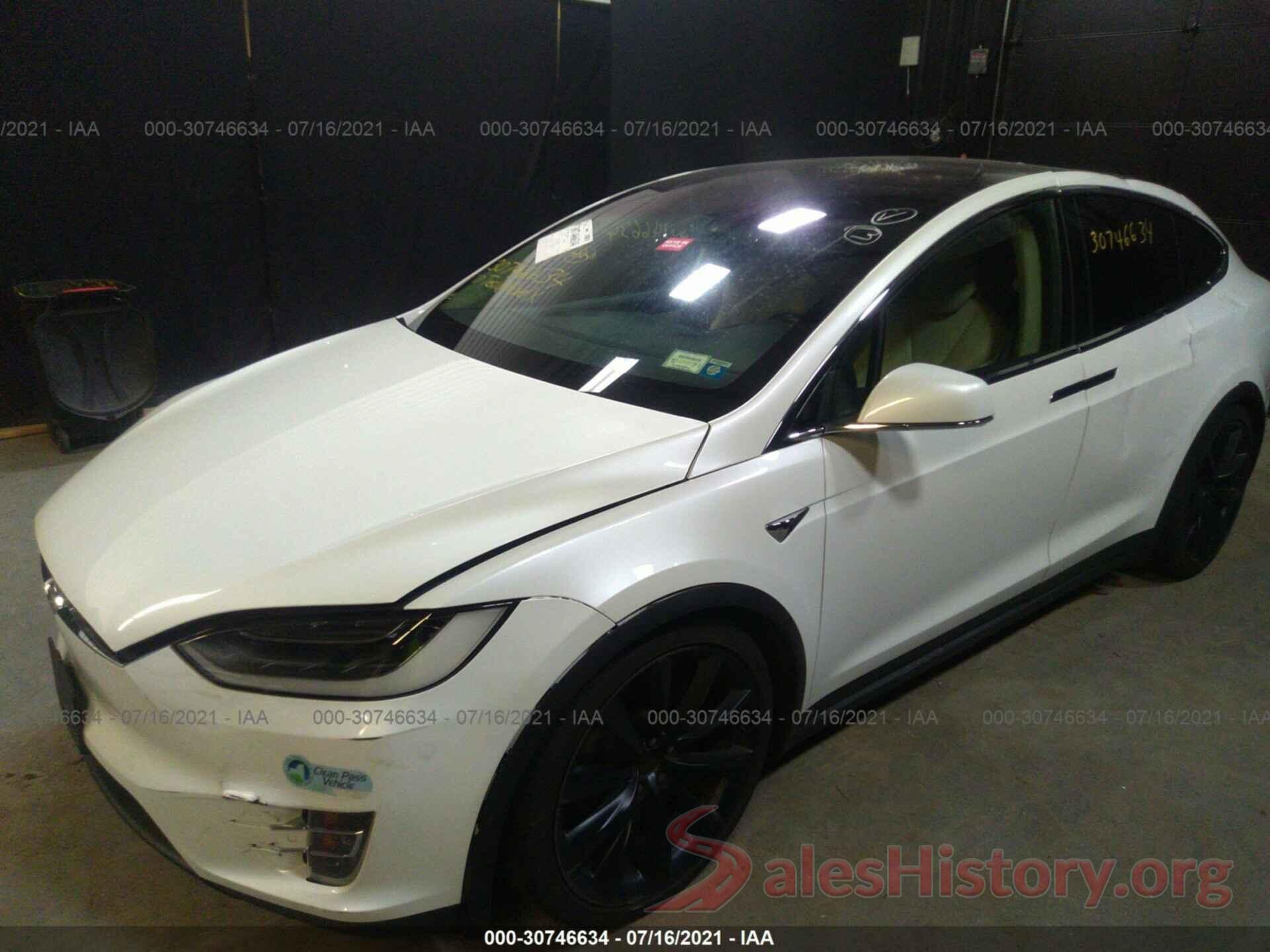 5YJXCDE28HF075338 2017 TESLA MODEL X