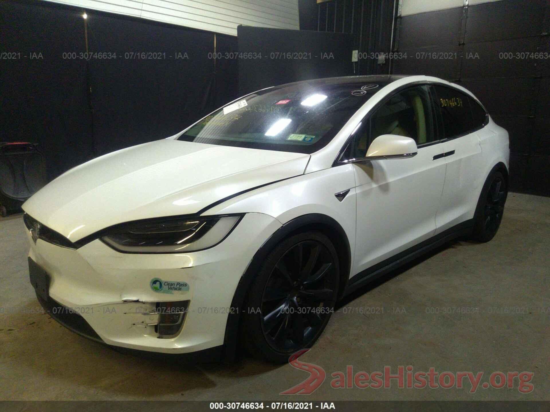 5YJXCDE28HF075338 2017 TESLA MODEL X