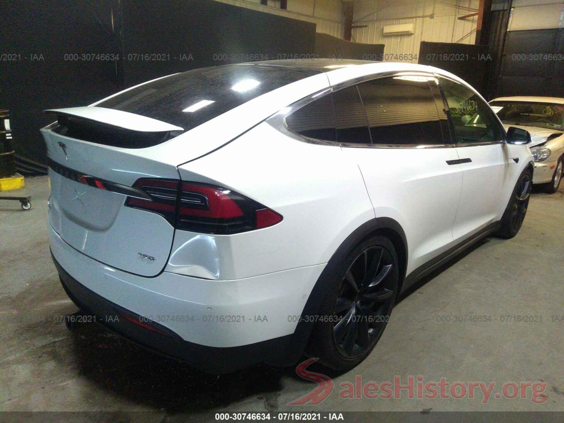 5YJXCDE28HF075338 2017 TESLA MODEL X