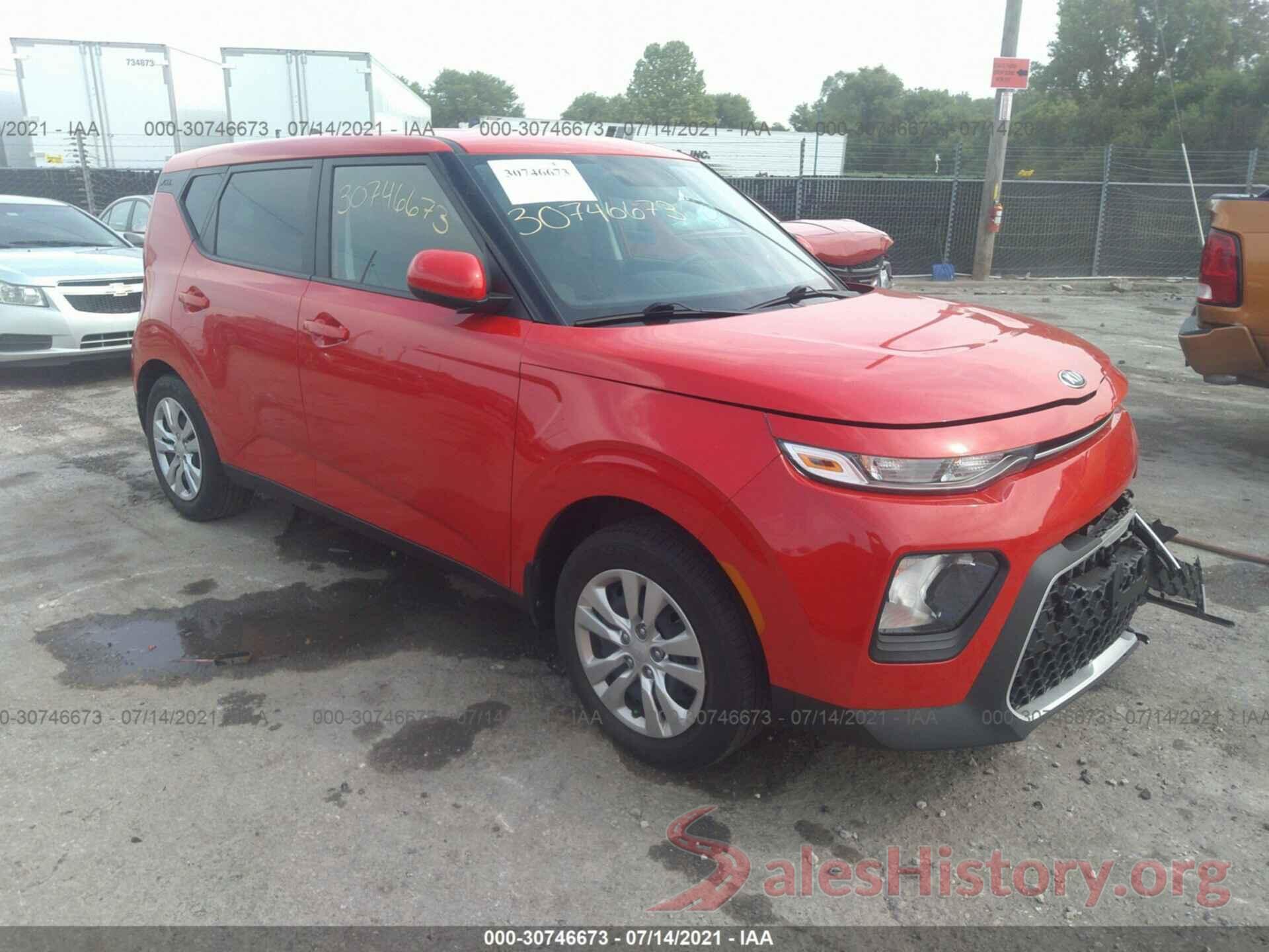 KNDJ23AU1L7708268 2020 KIA SOUL