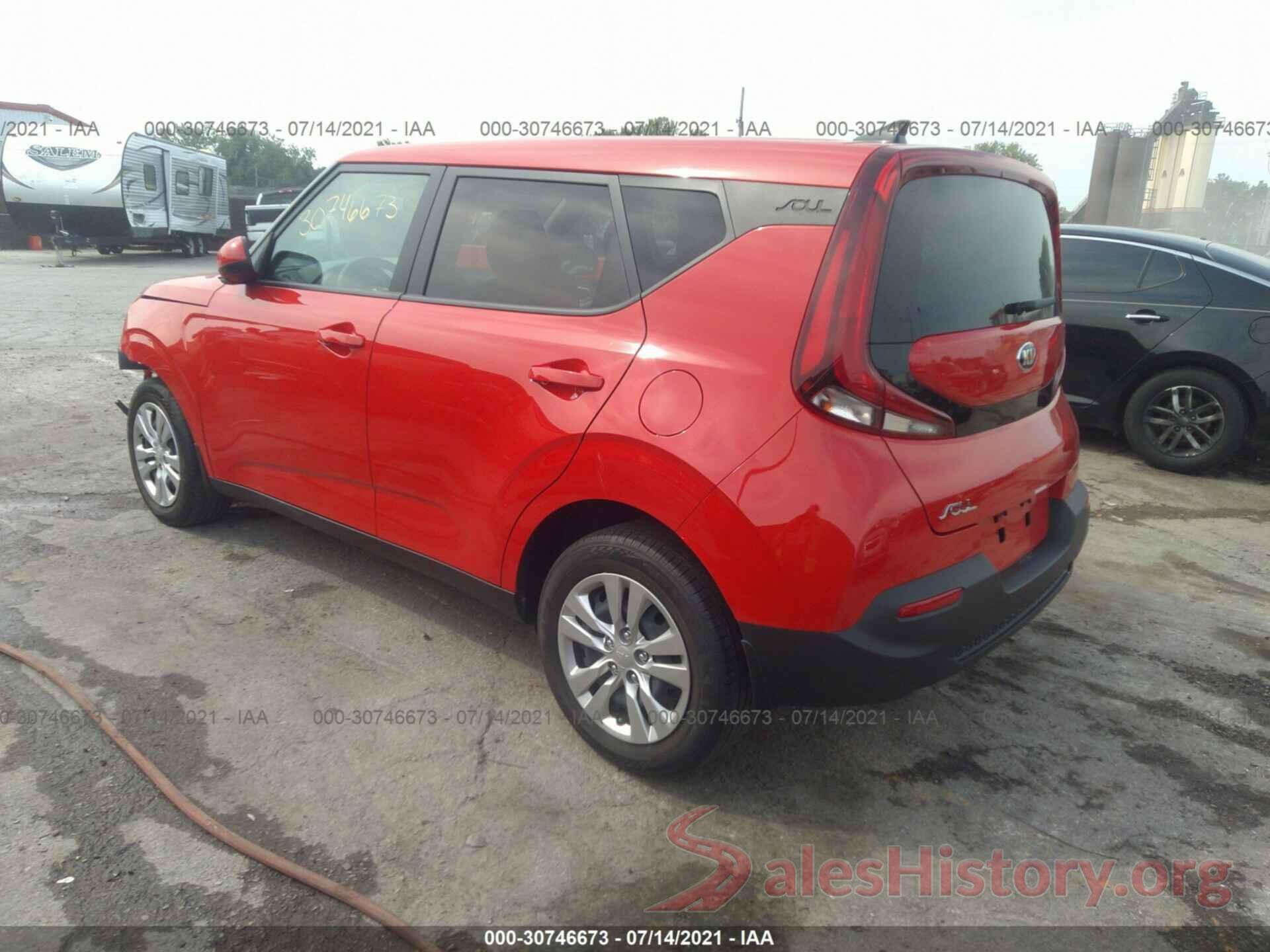 KNDJ23AU1L7708268 2020 KIA SOUL