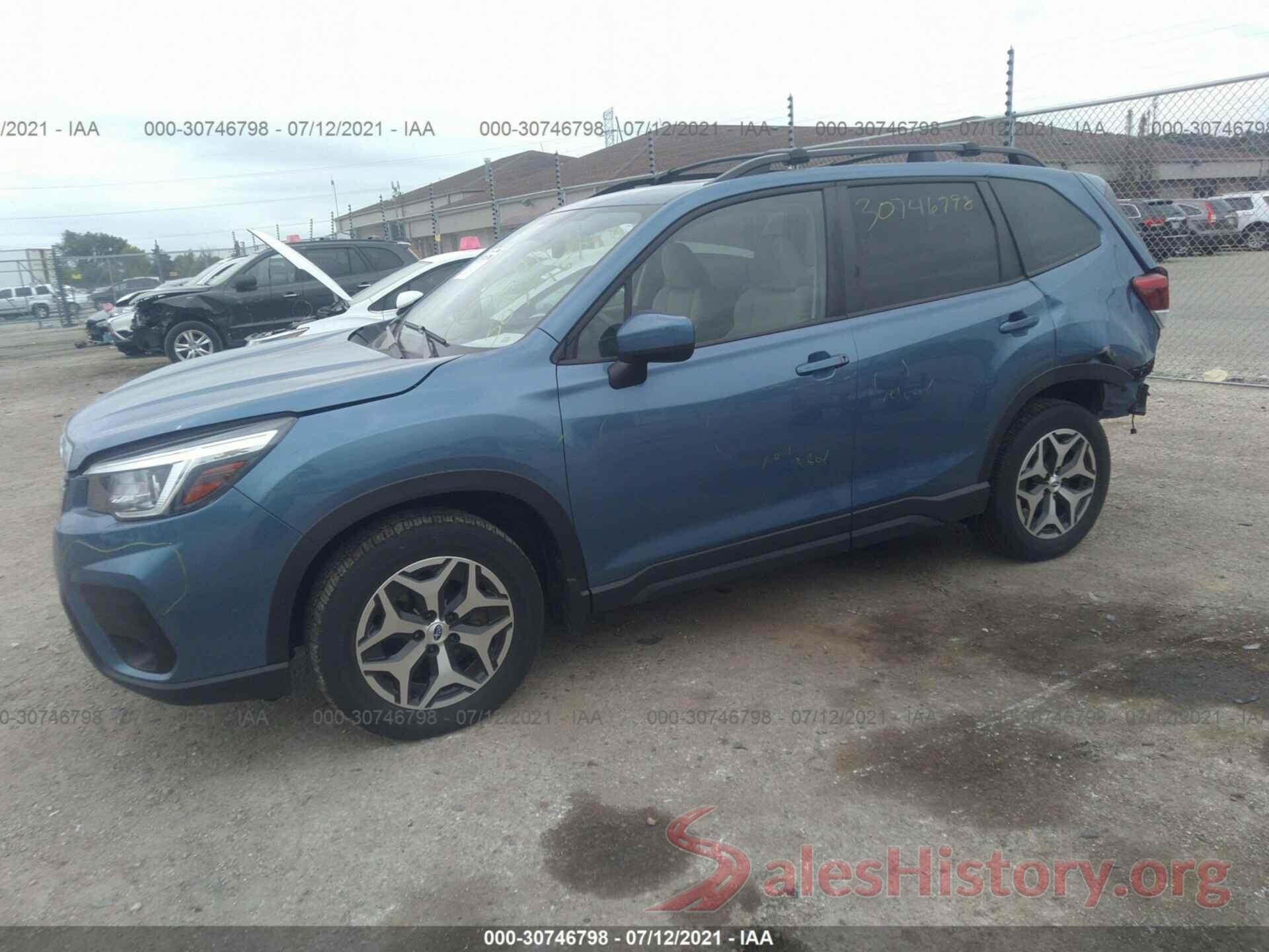 JF2SKAGC7KH493870 2019 SUBARU FORESTER