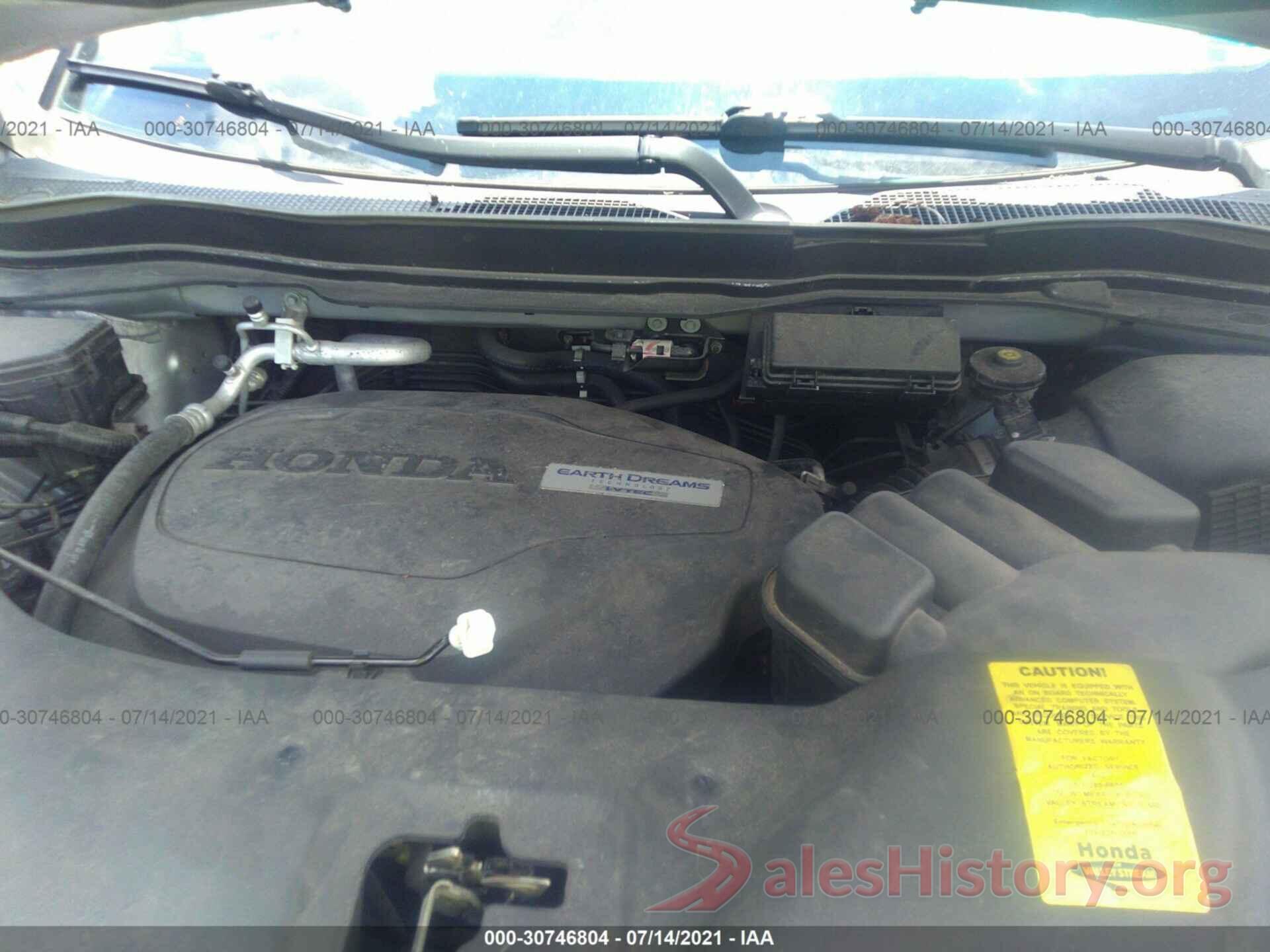 5FNYF6H4XGB029464 2016 HONDA PILOT