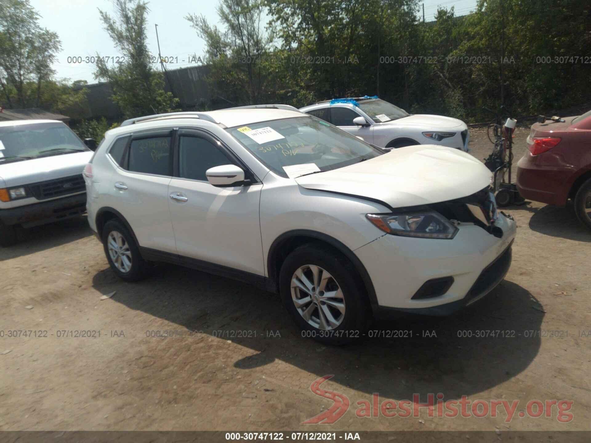 KNMAT2MVXGP699765 2016 NISSAN ROGUE