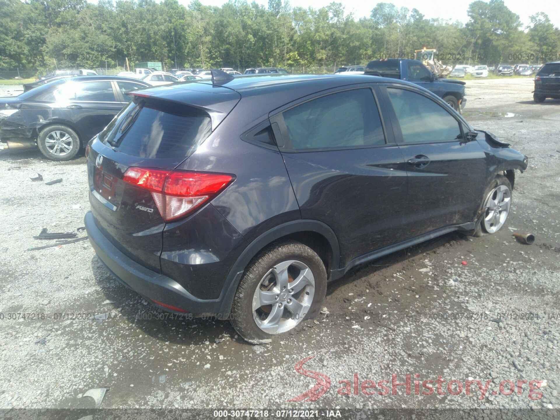 3CZRU6H37GM756827 2016 HONDA HR-V