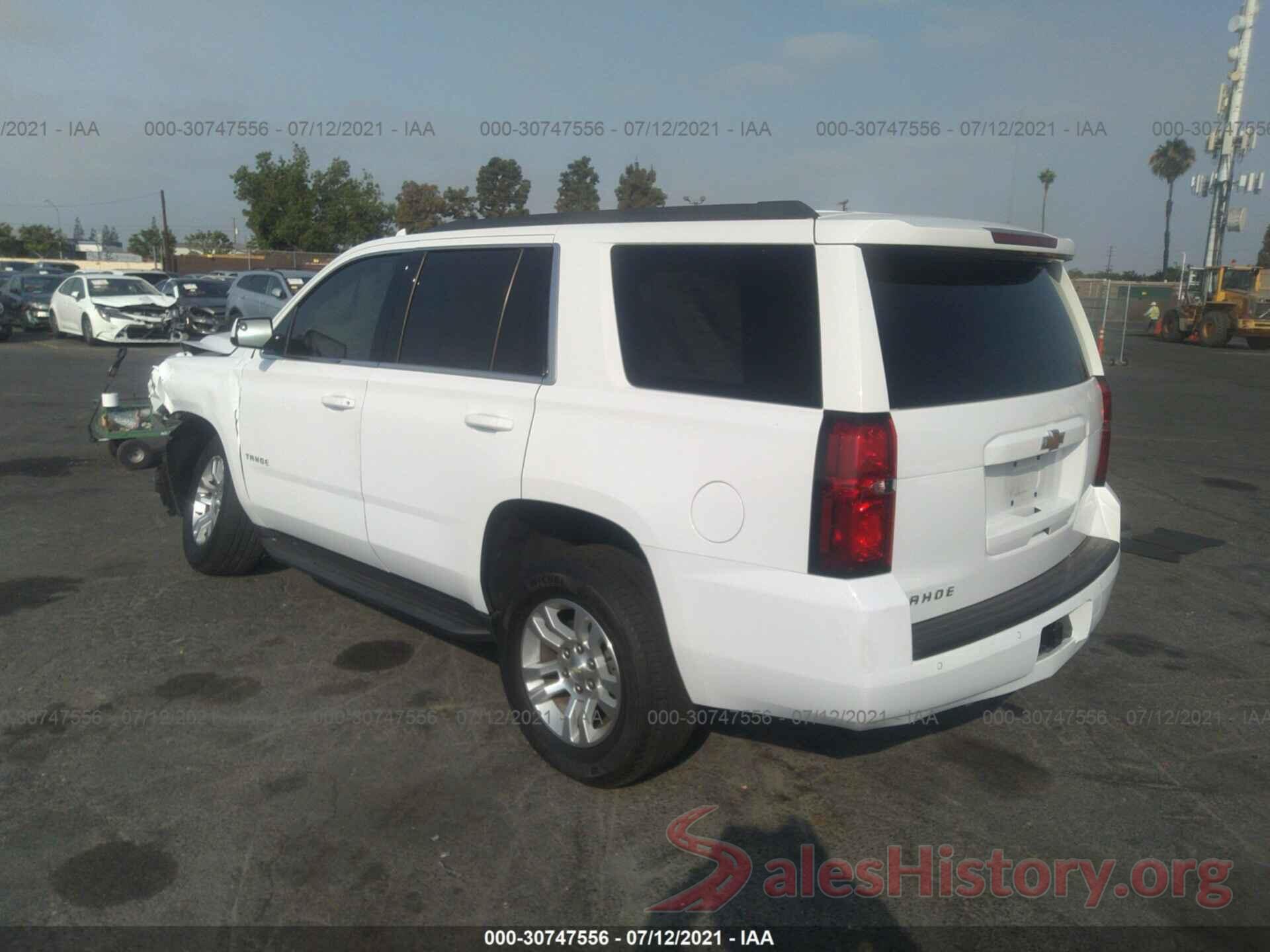 1GNSCAKC4KR386456 2019 CHEVROLET TAHOE