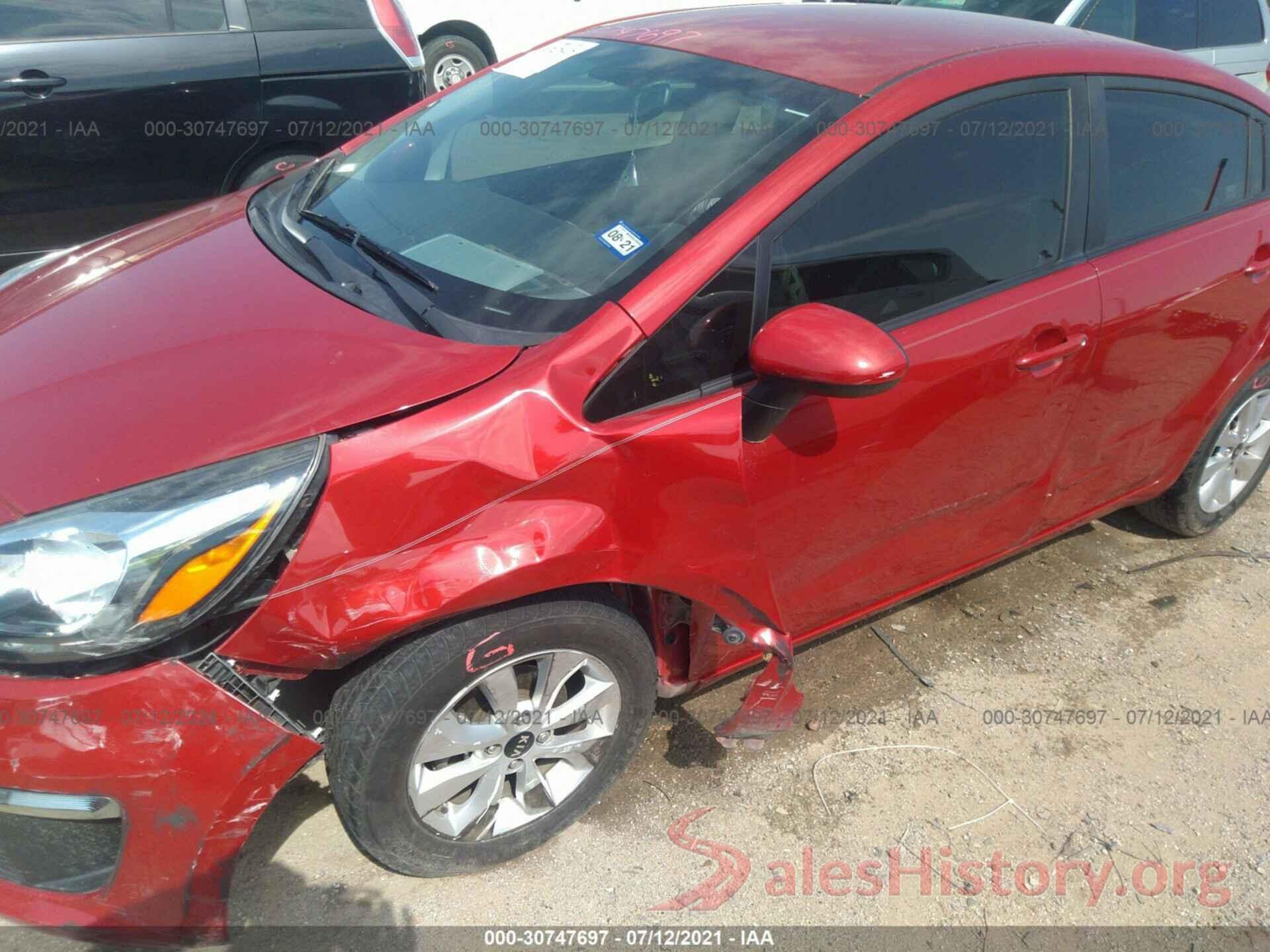 KNADM4A36H6061574 2017 KIA RIO