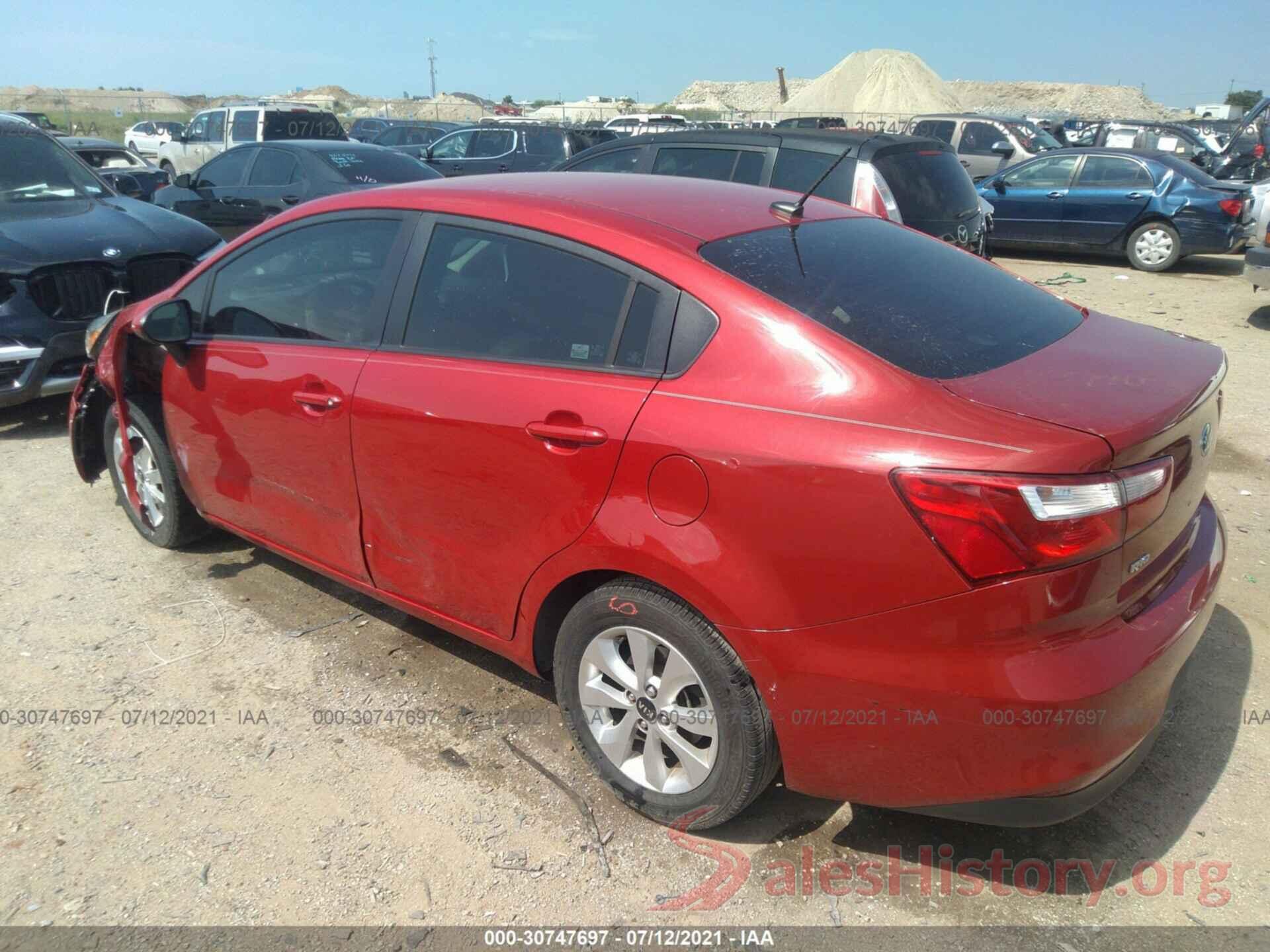 KNADM4A36H6061574 2017 KIA RIO