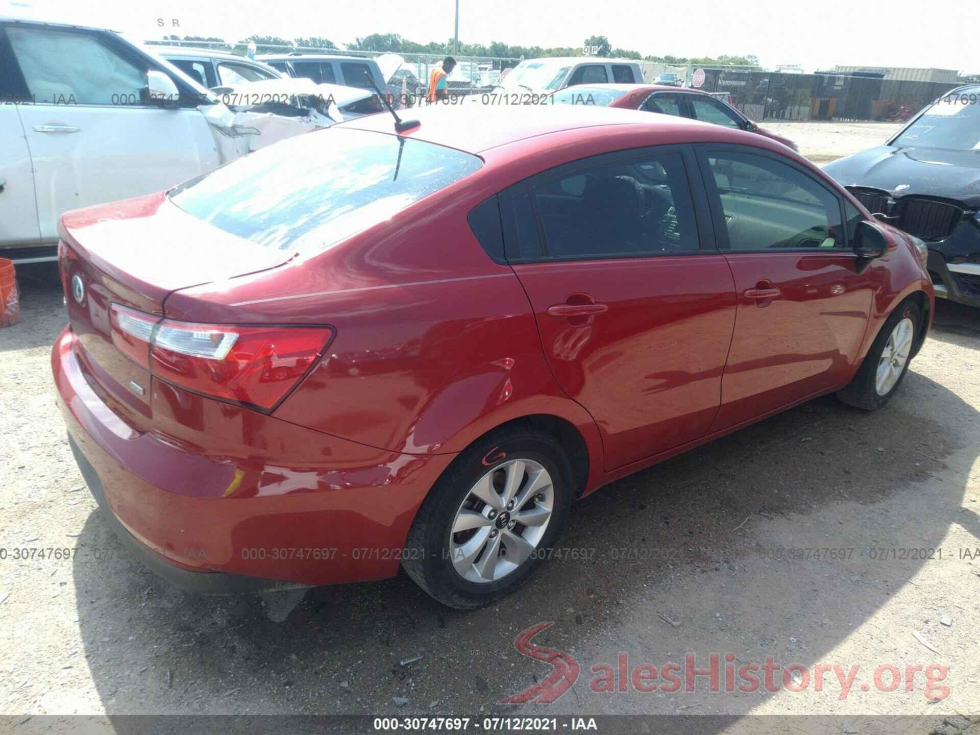 KNADM4A36H6061574 2017 KIA RIO