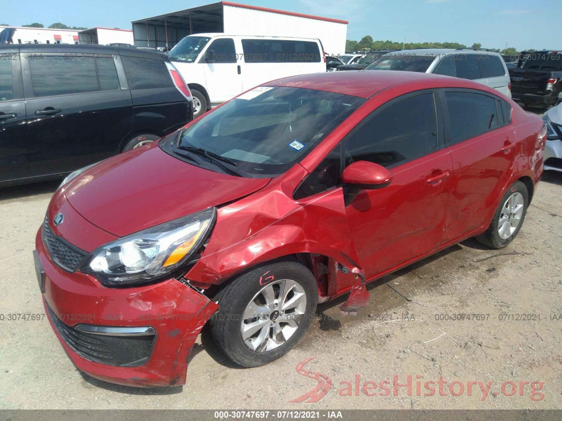 KNADM4A36H6061574 2017 KIA RIO