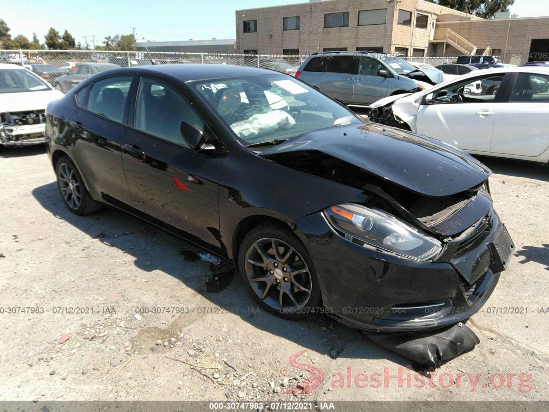 1C3CDFAA7GD533532 2016 DODGE DART