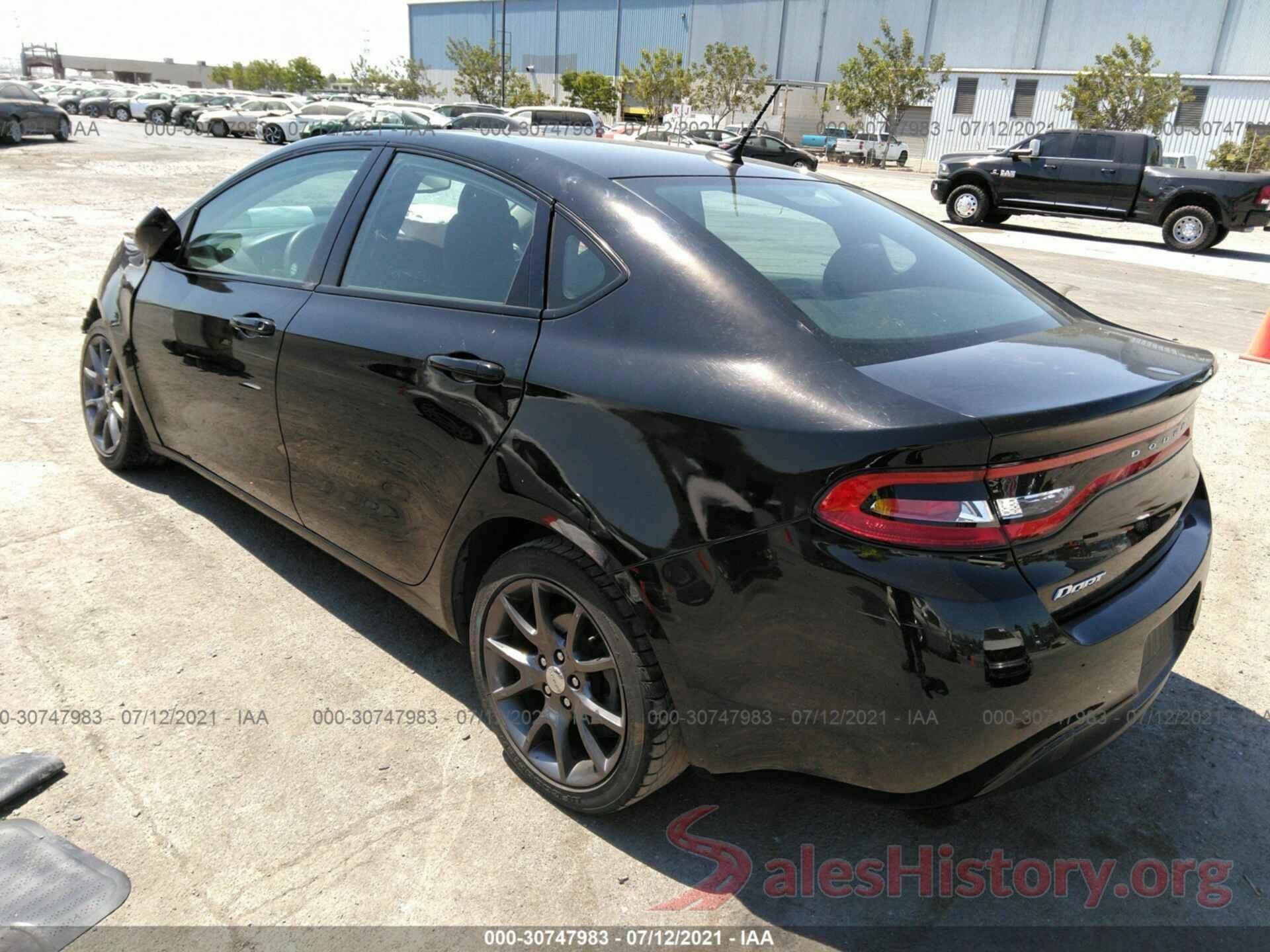 1C3CDFAA7GD533532 2016 DODGE DART