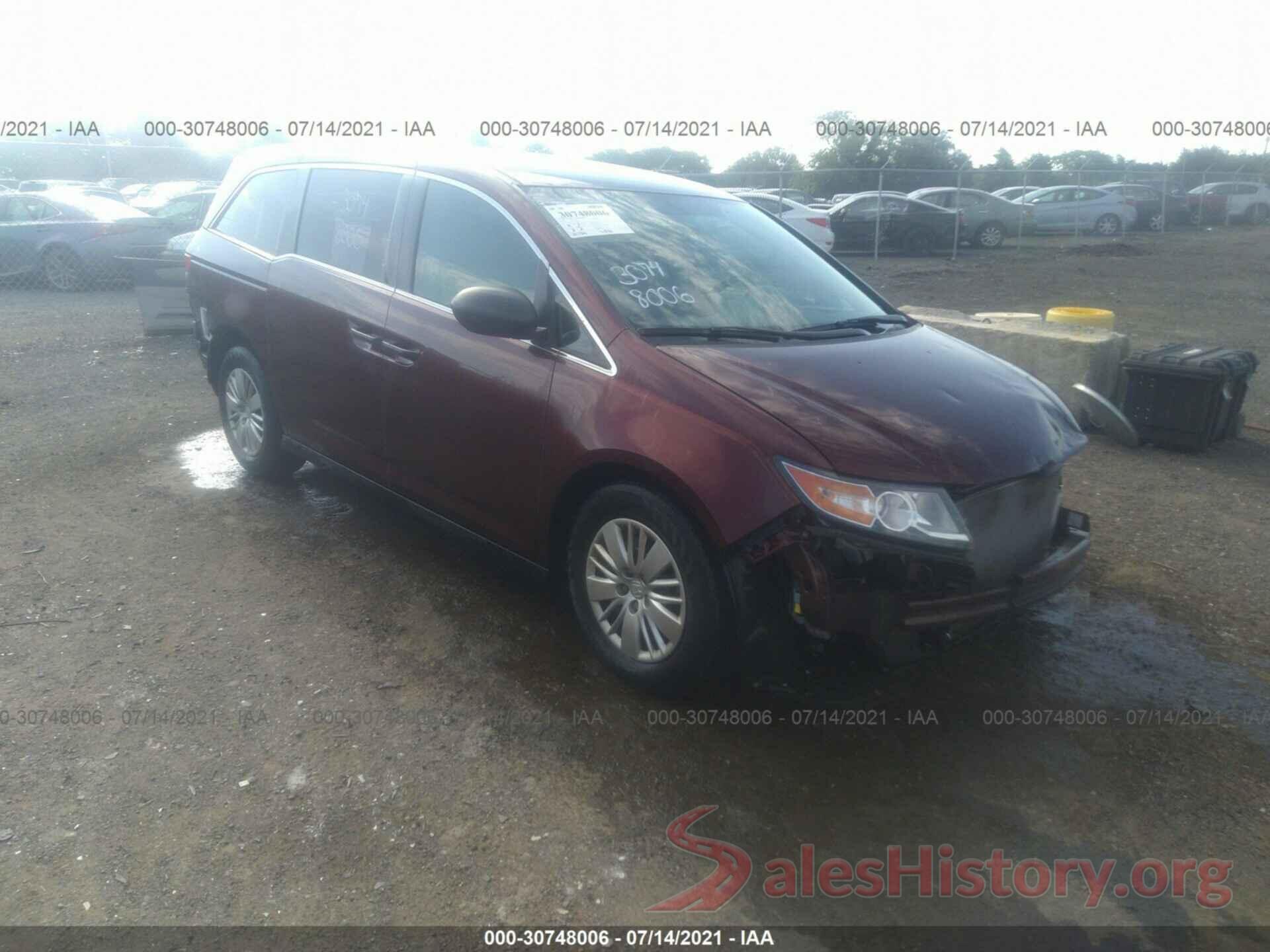 5FNRL5H20GB139686 2016 HONDA ODYSSEY