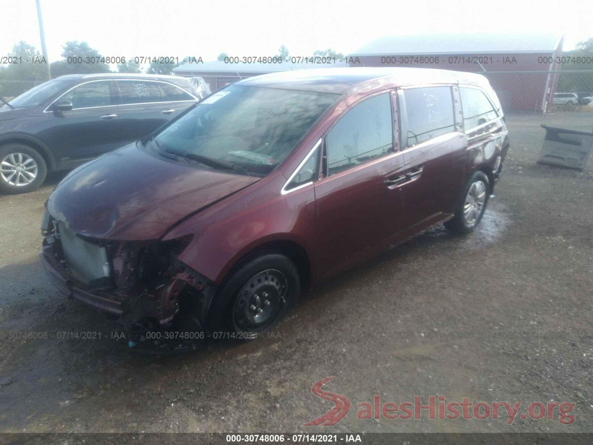 5FNRL5H20GB139686 2016 HONDA ODYSSEY